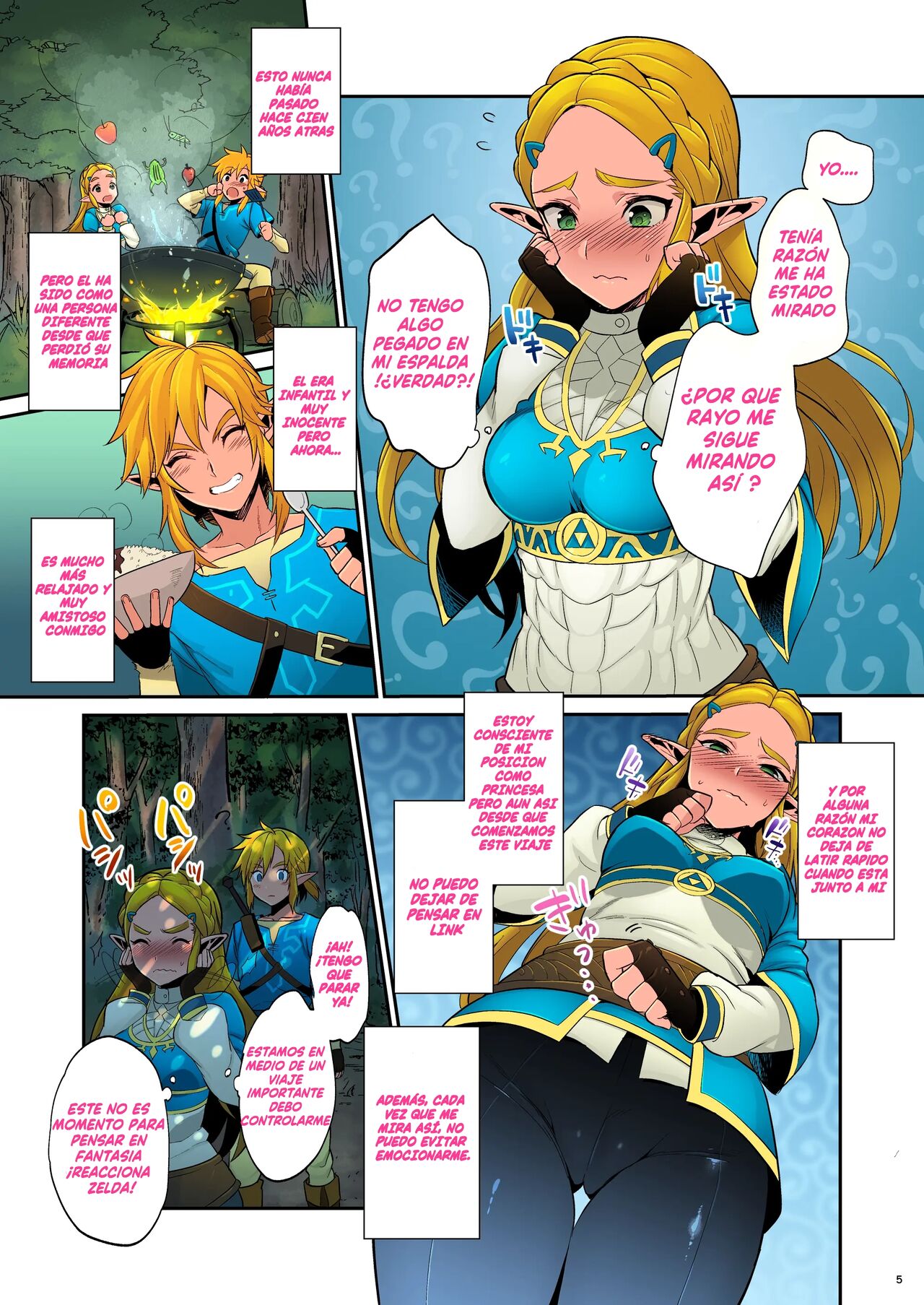 Hyrule Hanei no Tame no Katsudou! | Tomando Pasos para Asegurar a Hyrule con Prosperidad ¡Colorized! page 4 full
