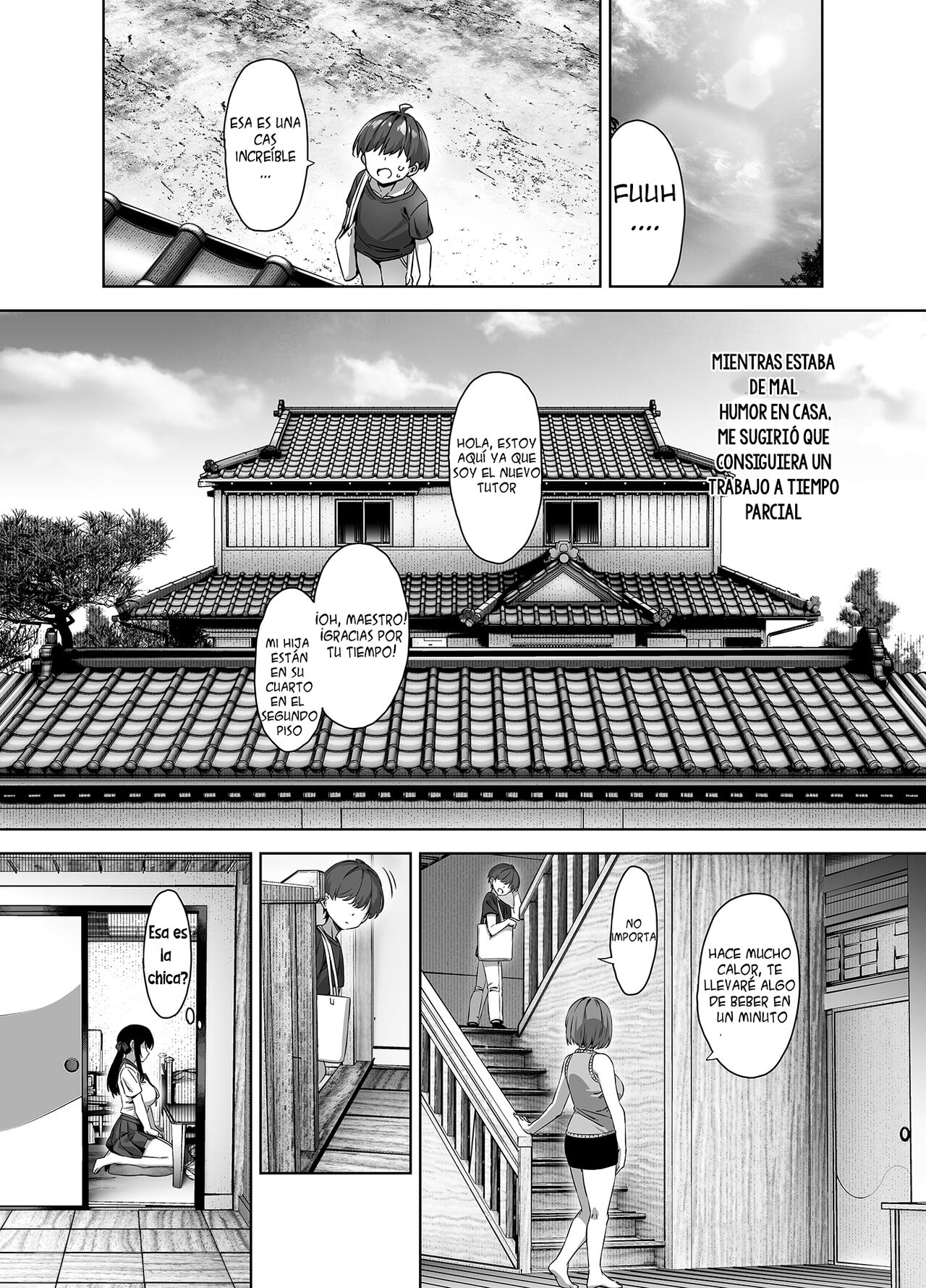 Natsu to Inaka to Yuuwaku shite kuru Dekkai Oshiego | Una Chica Grande que me Tienta con el Verano y el Campo page 5 full