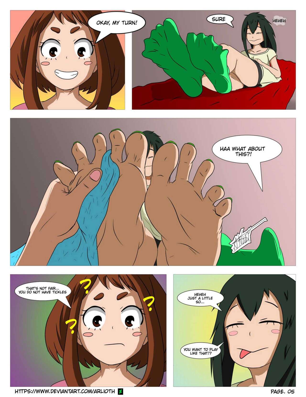 Tsuyu's Secret Foot Fetish page 7 full