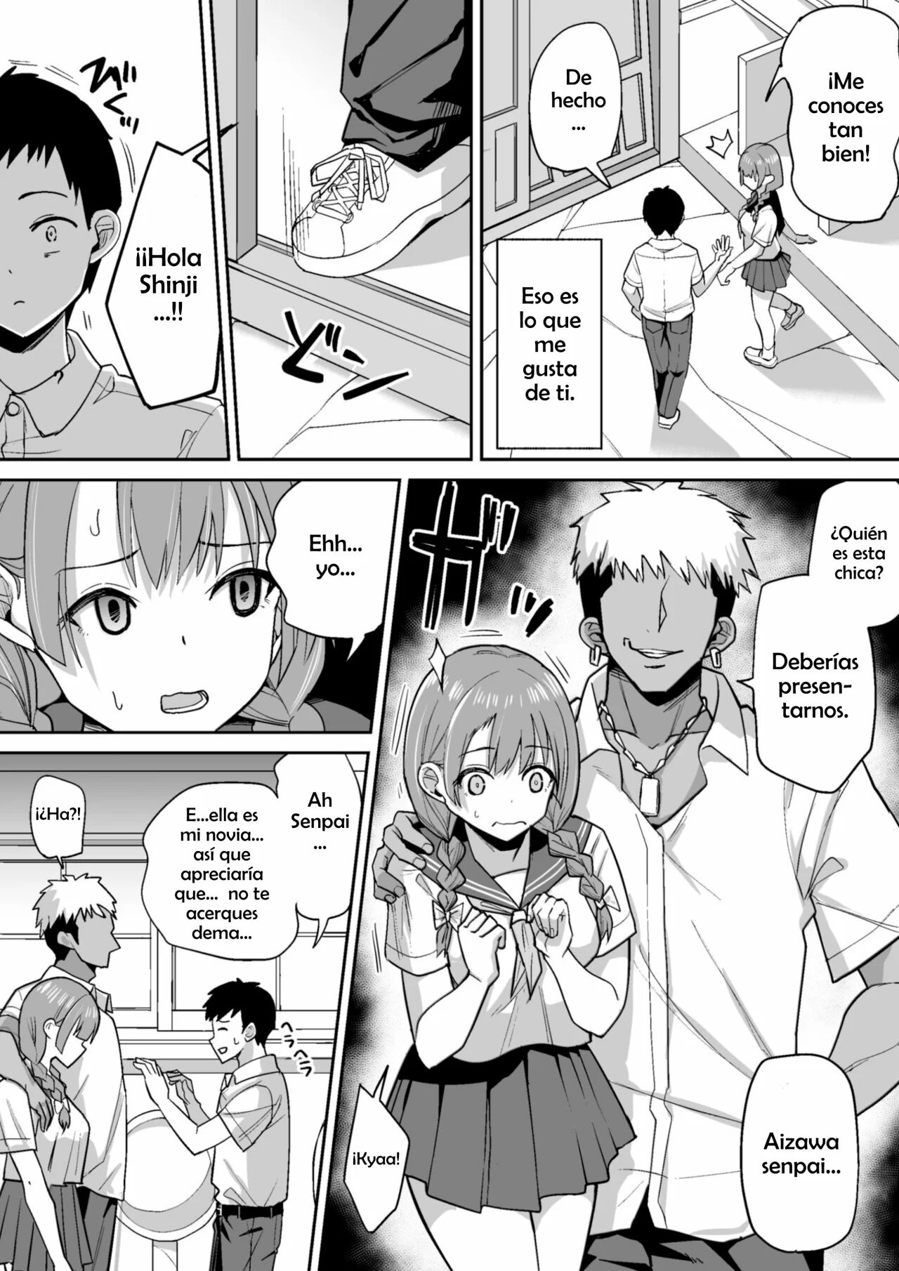 Inaka de wa Kwaii Kanojo o Furyou no Senpai ni Netorareru page 7 full