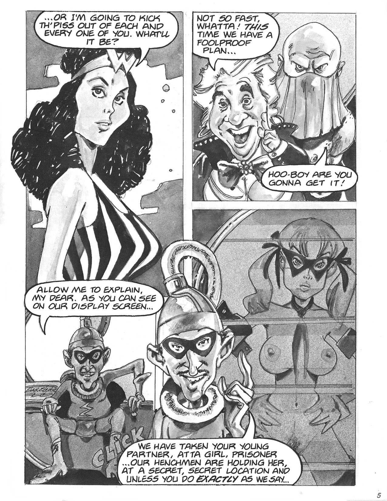 Sex Manuel's Fabulous Feeelthy Funnies page 5 full