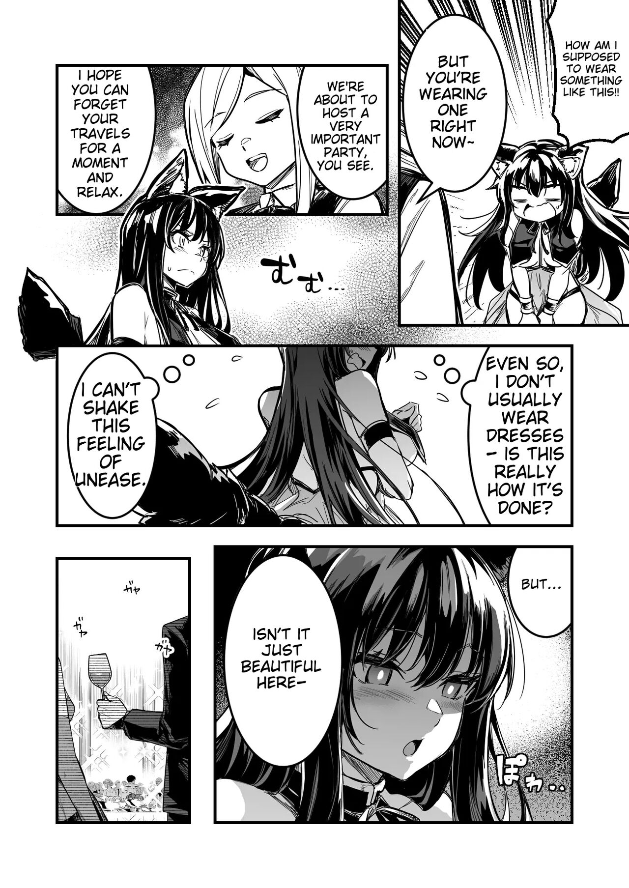 Swordsman-chan is lured into a dungeon by Adventurer-chan, forced to wear a costume that has a brainwashing effect, and becomes a slave wife page 4 full