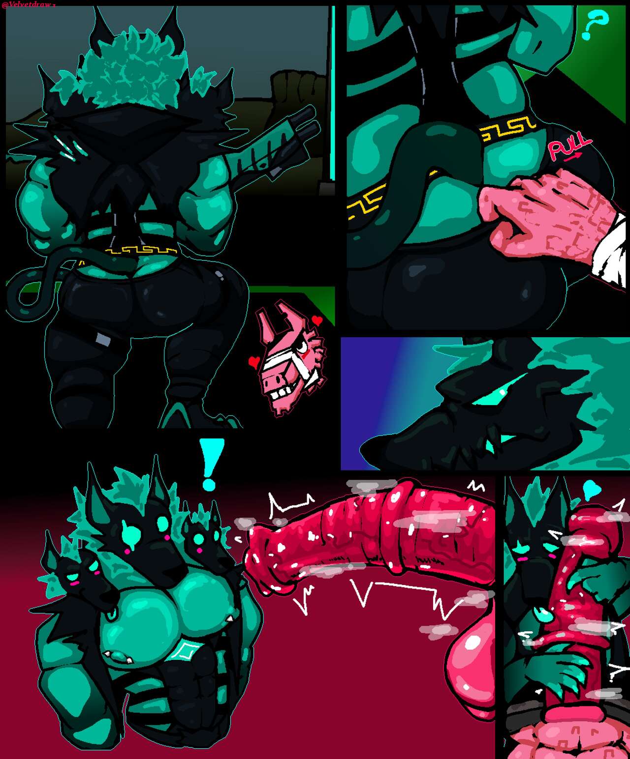 Lt. John Llama and Cerberus page 1 full