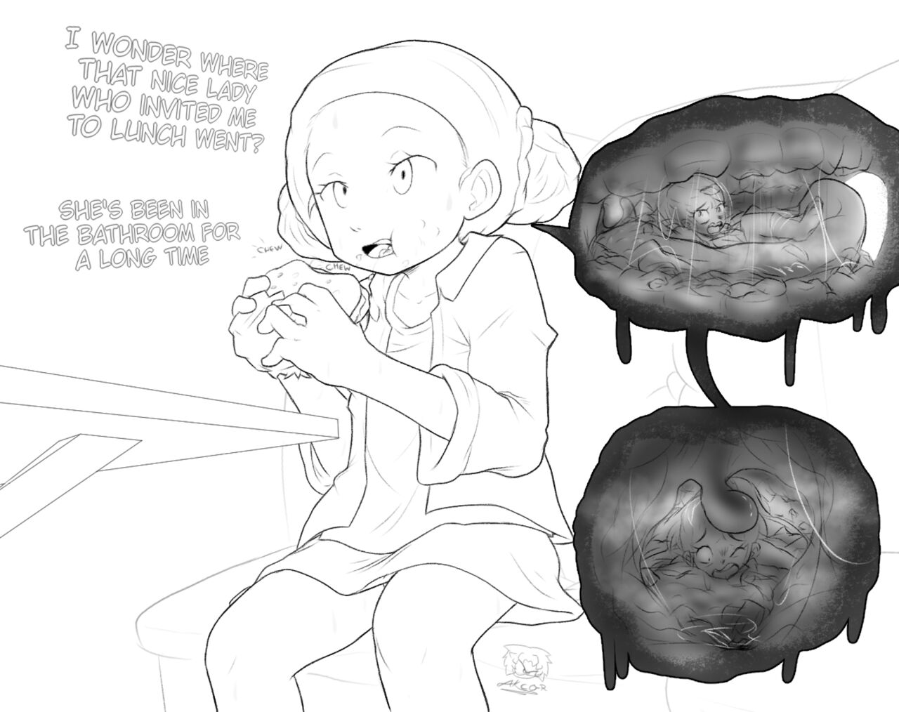 Maiko is invited to eat you page 1 full