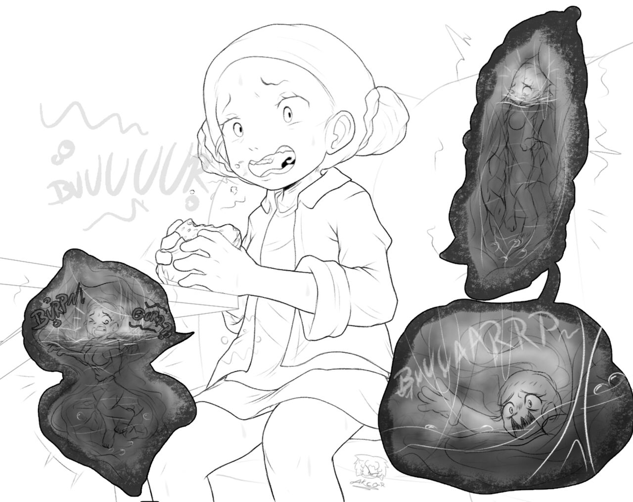 Maiko is invited to eat you page 3 full