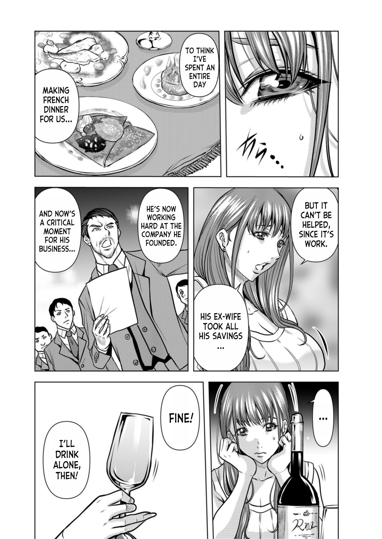 Netorare Okusan ~ Otto no Tsurego ni Aragaezu Hitobanjuu Ikasare Tsuzukeru Zetsurin SEX 1 page 3 full