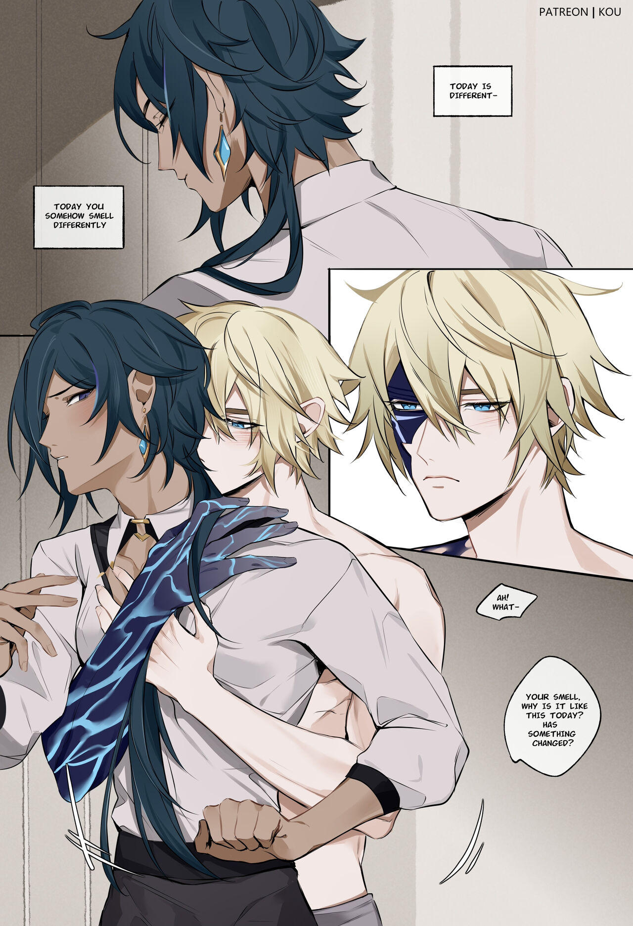 Dainsleif X Kaeya ✨❄️ page 1 full