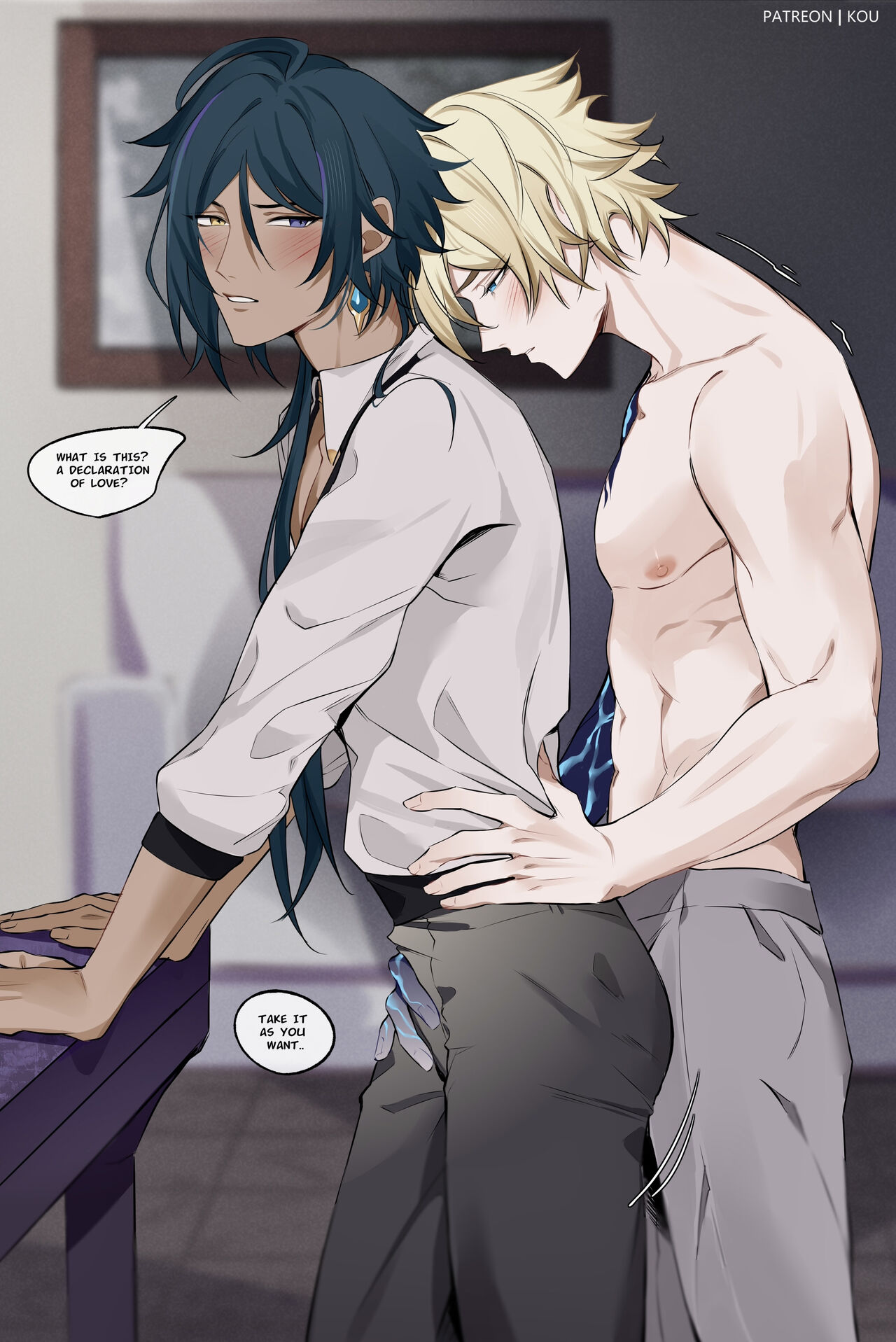 Dainsleif X Kaeya ✨❄️ page 3 full