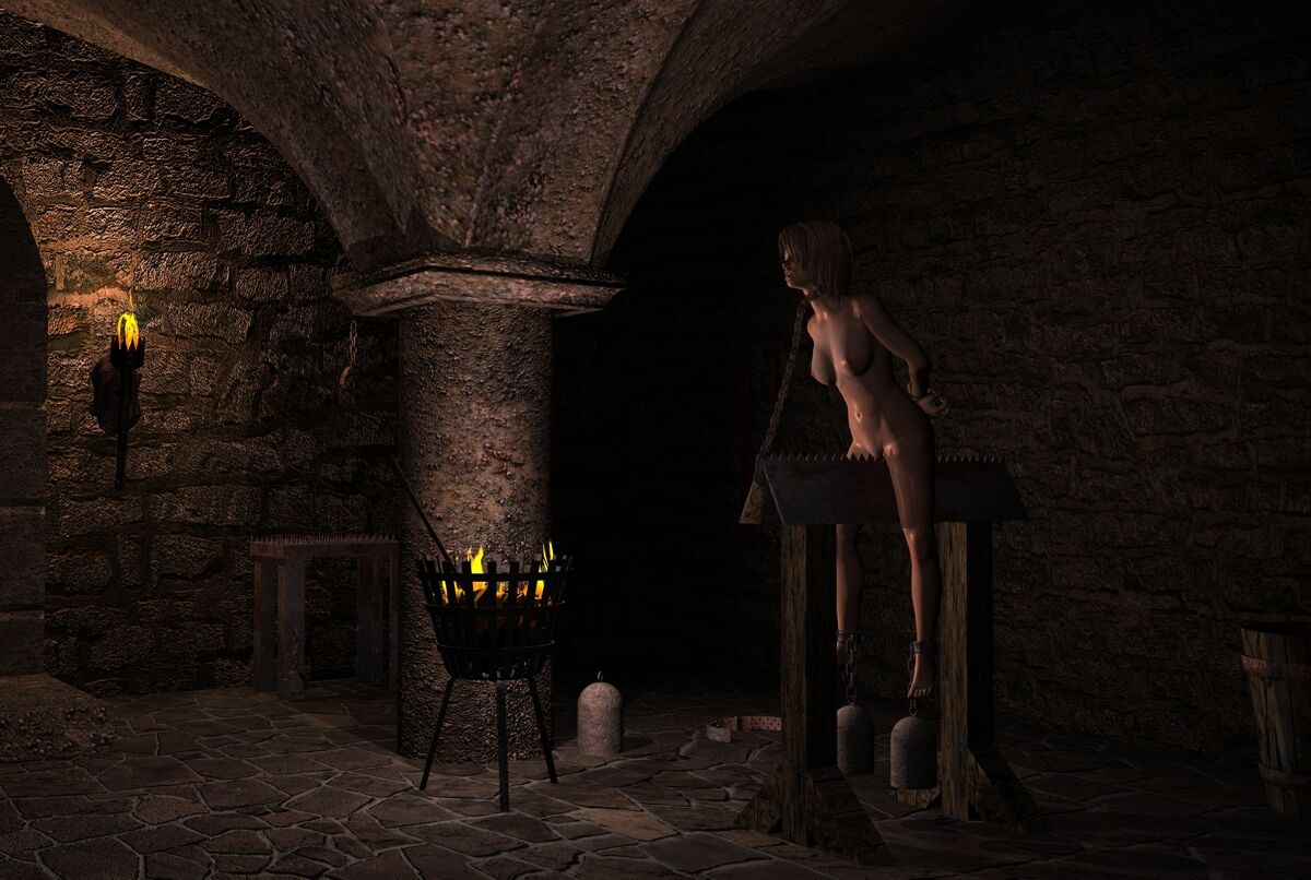 Wooden horse torture 3D page 1 full