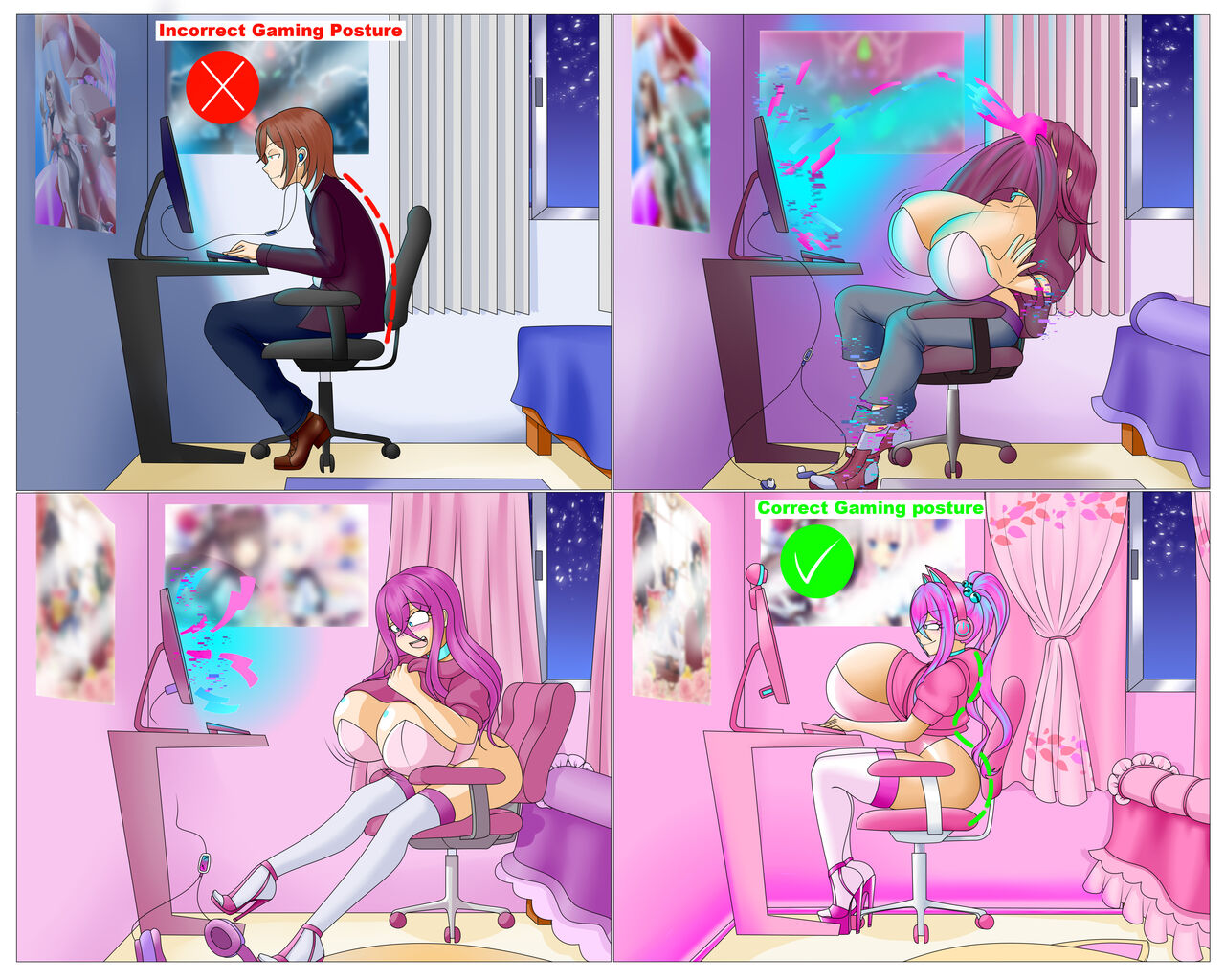 Sealguy1 Gaming Posture Meme page 1 full