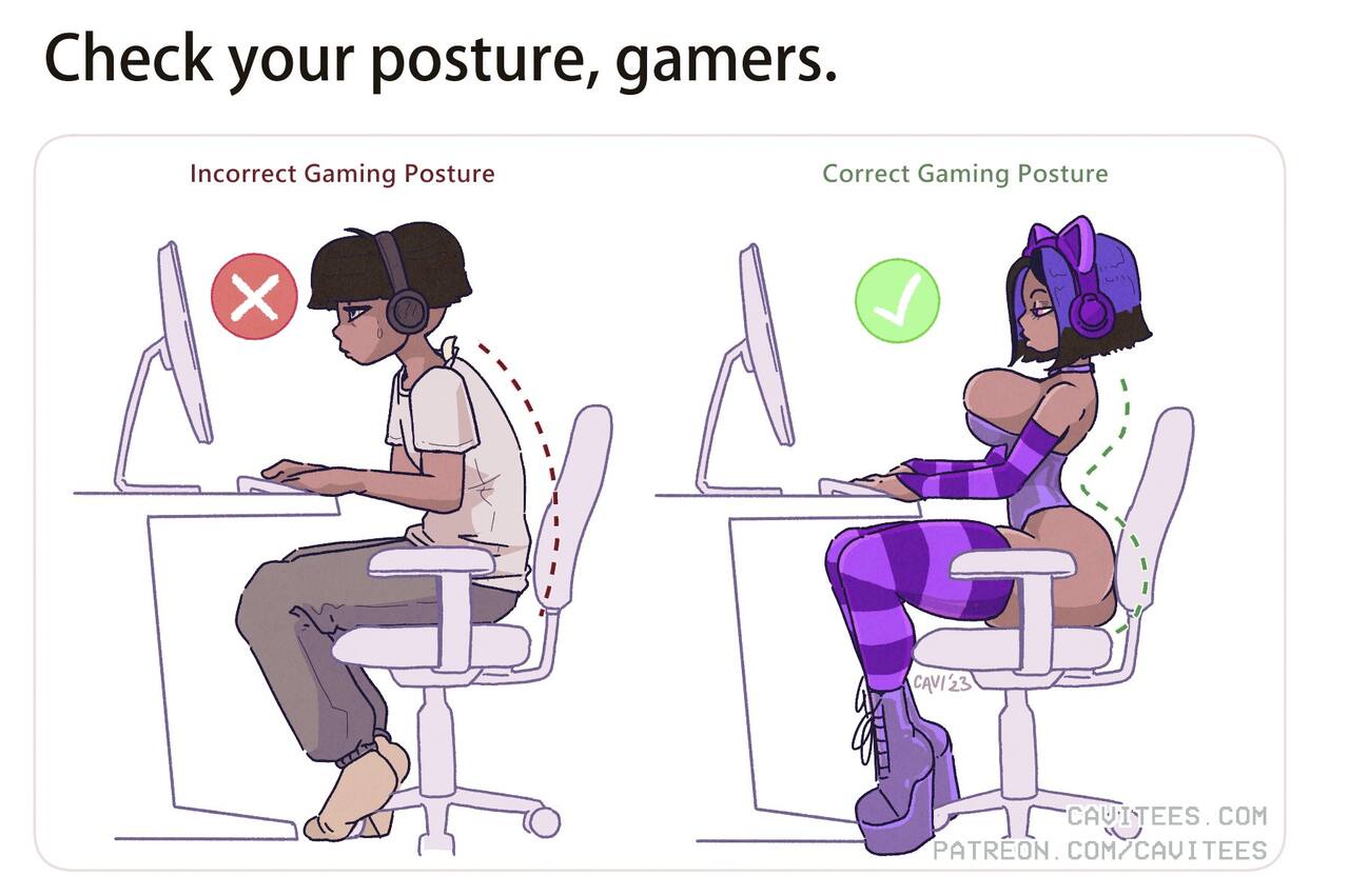 Sealguy1 Gaming Posture Meme page 9 full
