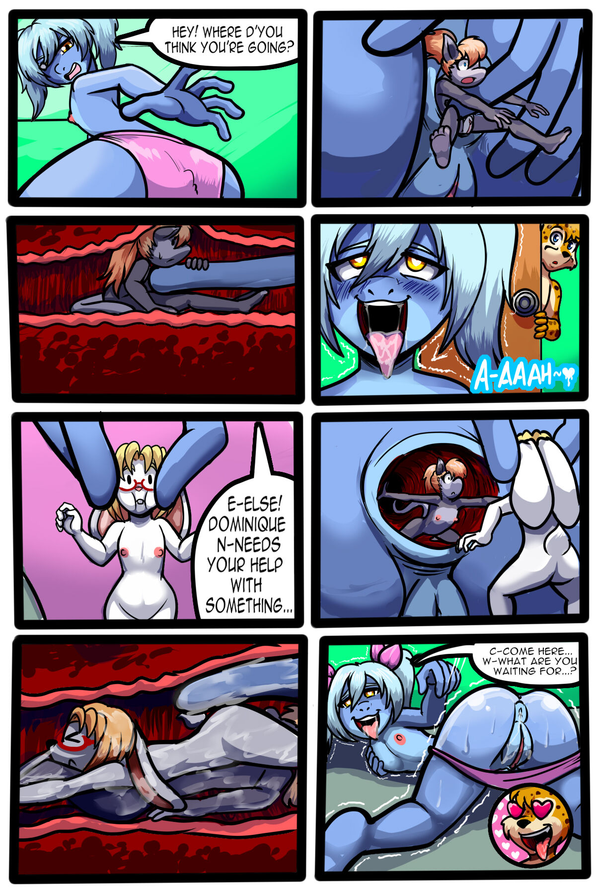 Naughty Girls Comic page 2 full