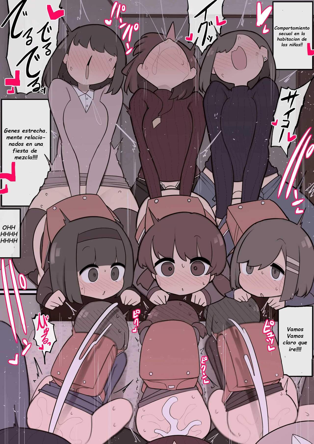 Musume to Musume no Tomodachi to Ecchi Shichaimashita 2 | Tuve Sexo con mi Hija y su Amiga Parte 2 page 5 full