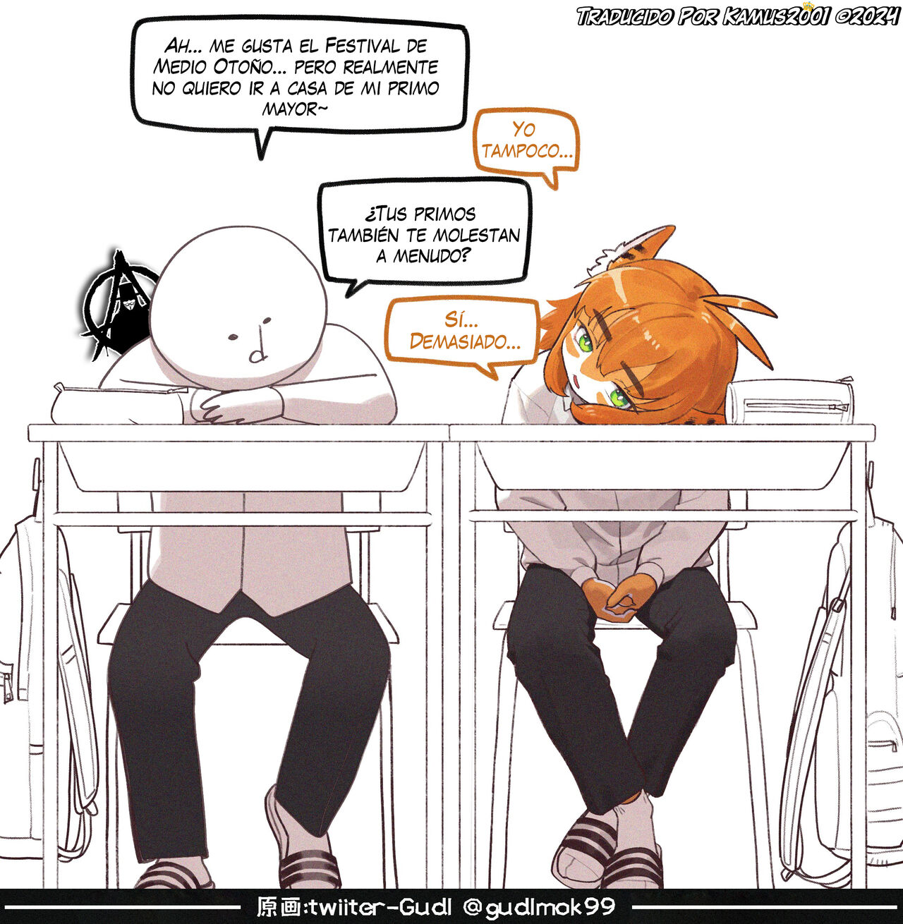 During the holidays, with my cousin page 1 full