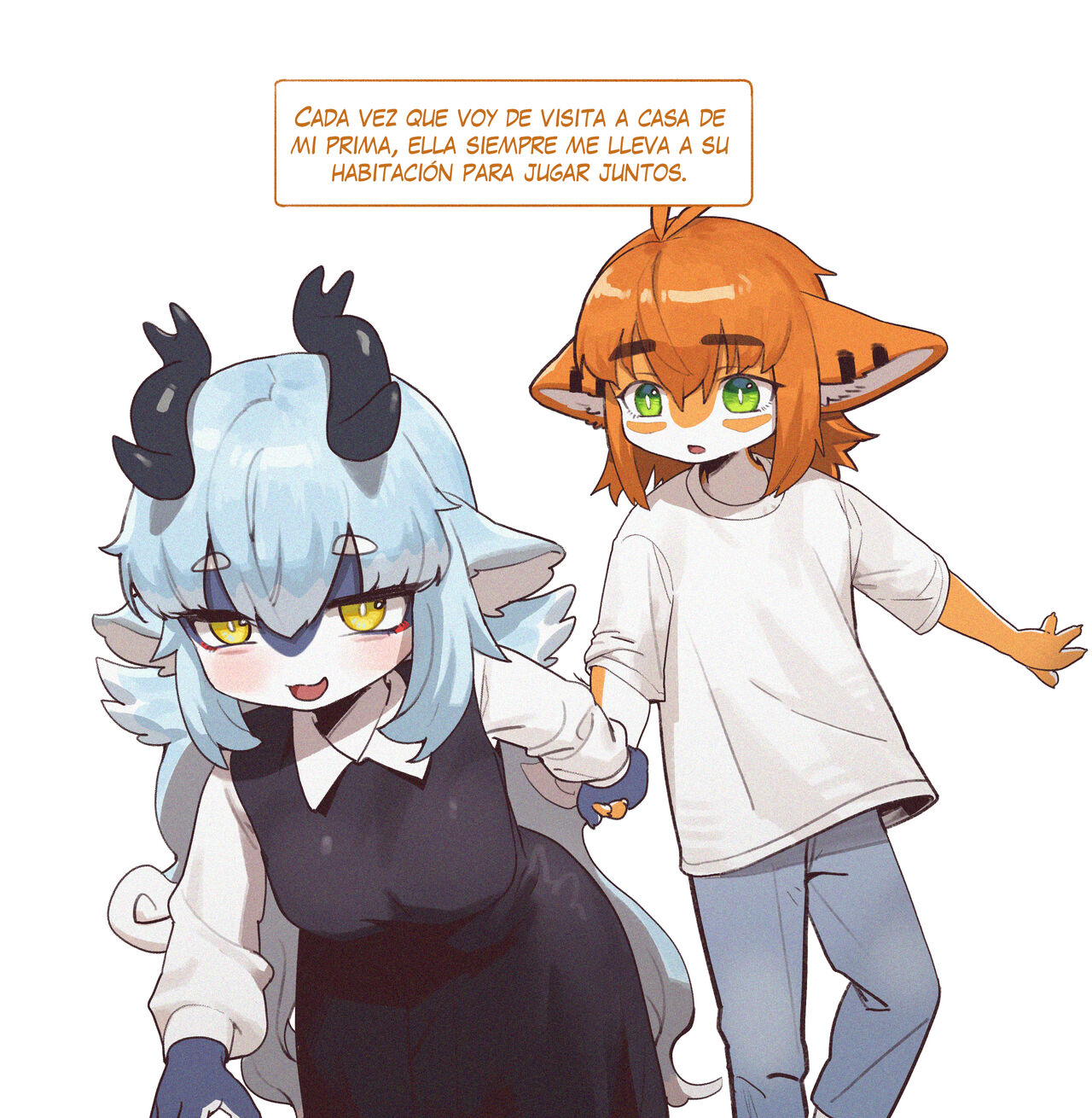 During the holidays, with my cousin page 2 full