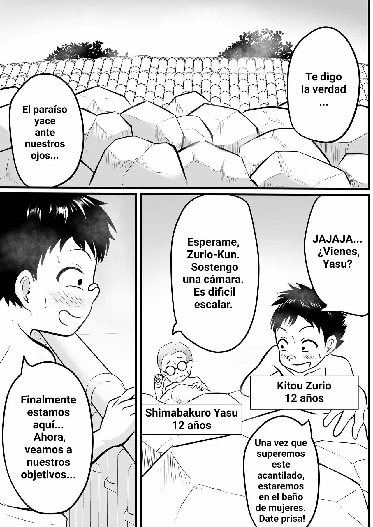 Onsen Ryokan de Zurineta Shuushuu Mission! | Serie de Travesuras Lascivas de Zurio y Yasu 1 page 3 full