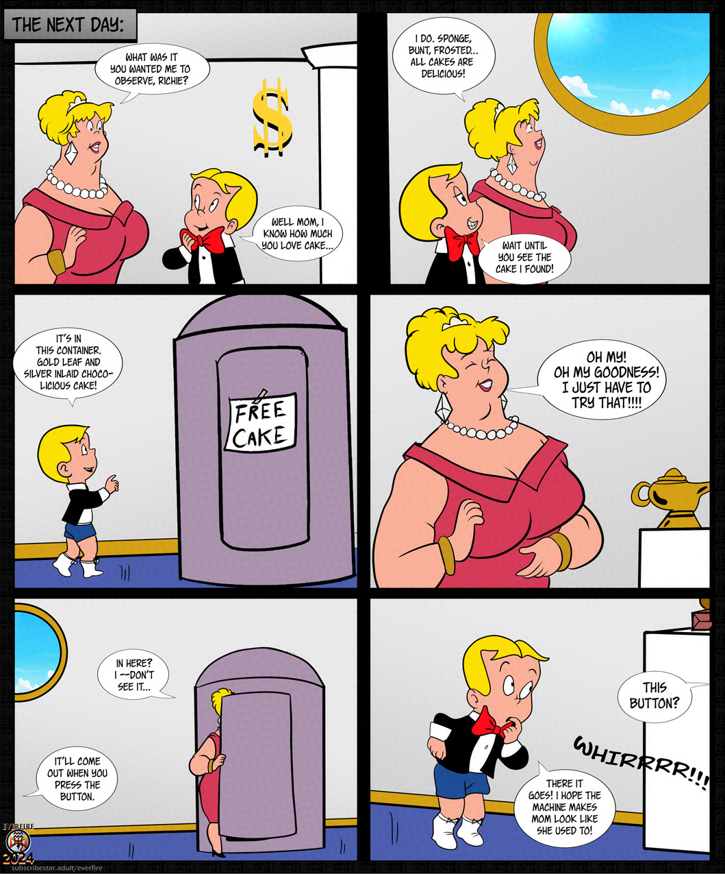 Professor K's Bimbofication Machine page 4 full