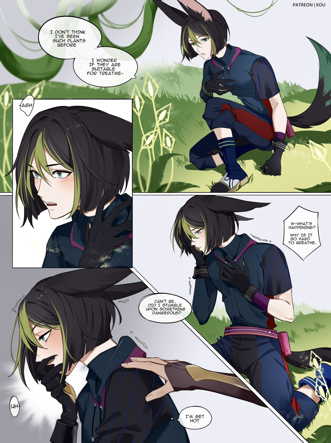 “Strange Pollen” page 1 full