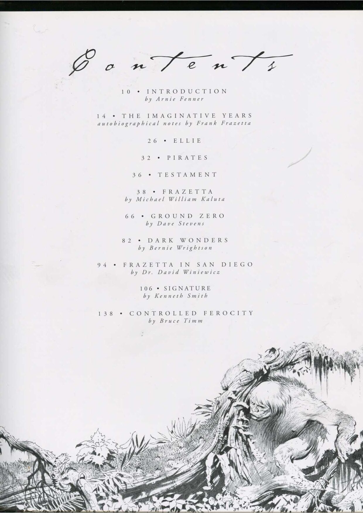 Testament: A Celebration of  the Life and Art of Frank Frazetta page 9 full