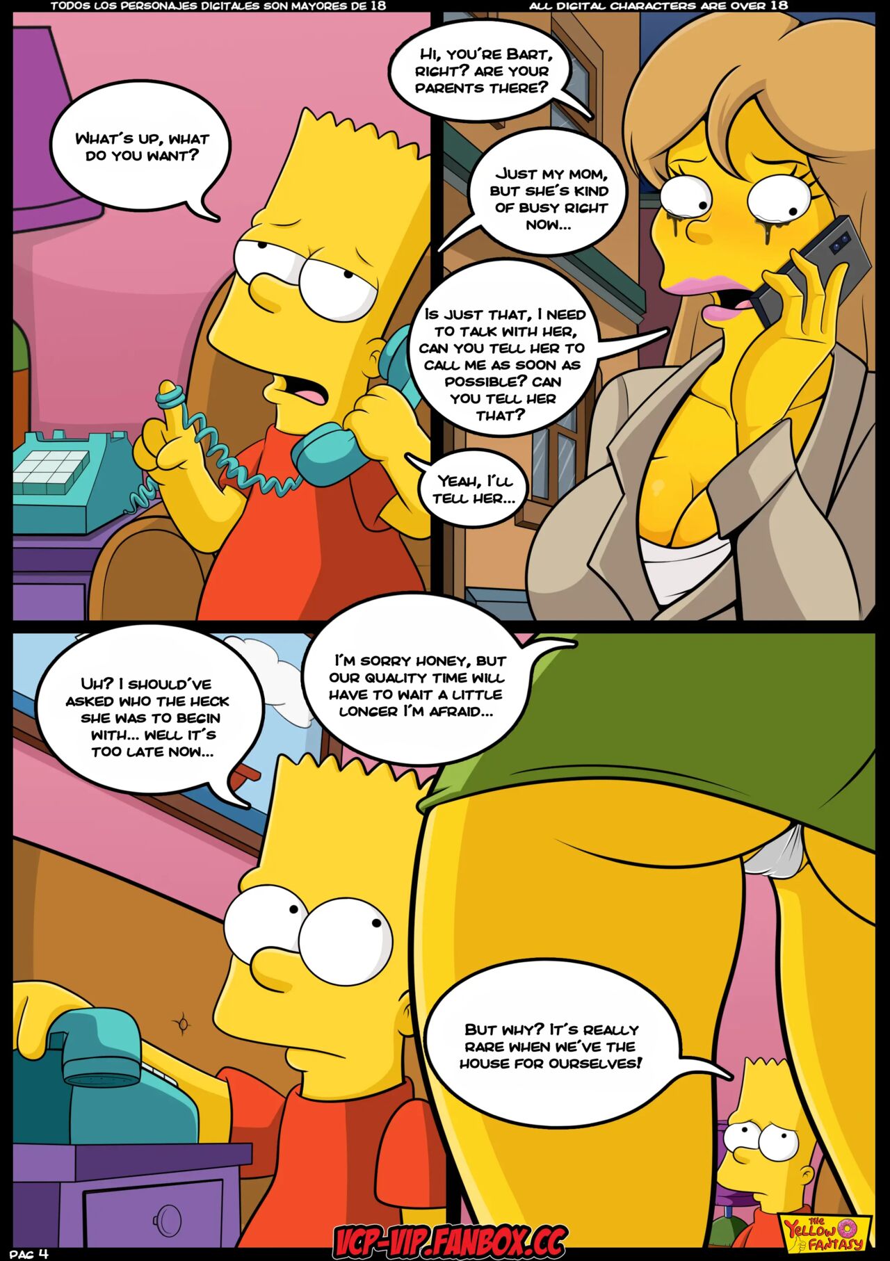 Croc The Yellow Fantasy: Babysitting without Babysitting The Simpsons -  Page 5 - IMHentai