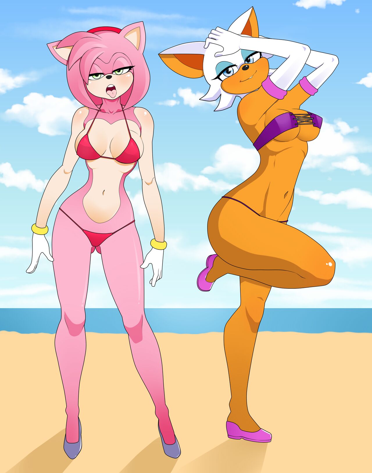 Carmelita and Gadget Bring Beach Justice to the Furry Scene! page 10 full