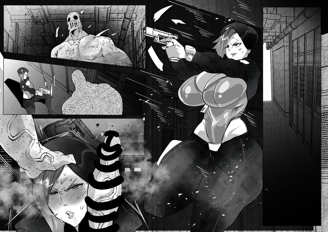 SFホラーな世界で負けちゃう軍人女性 page 6 full