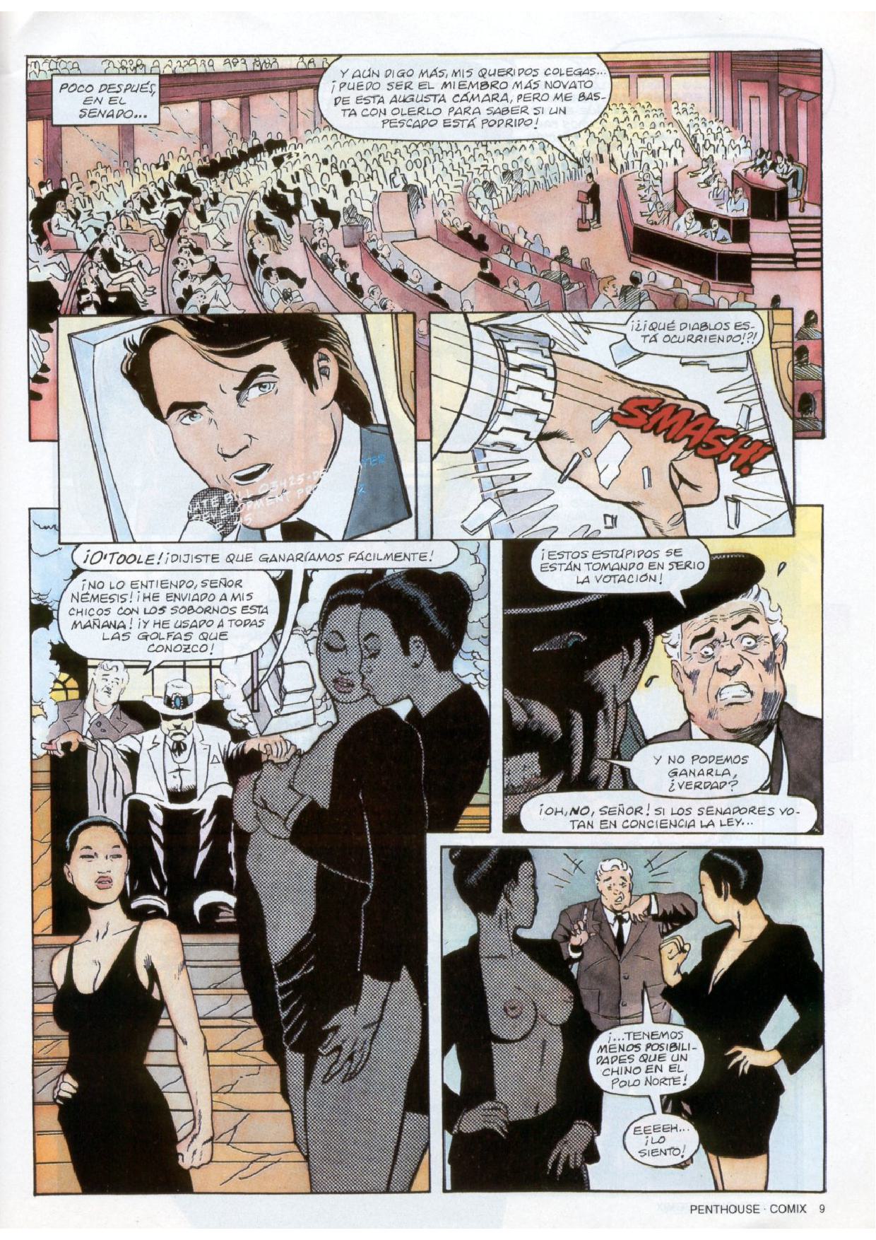 Penthouse Comix #8 page 9 full