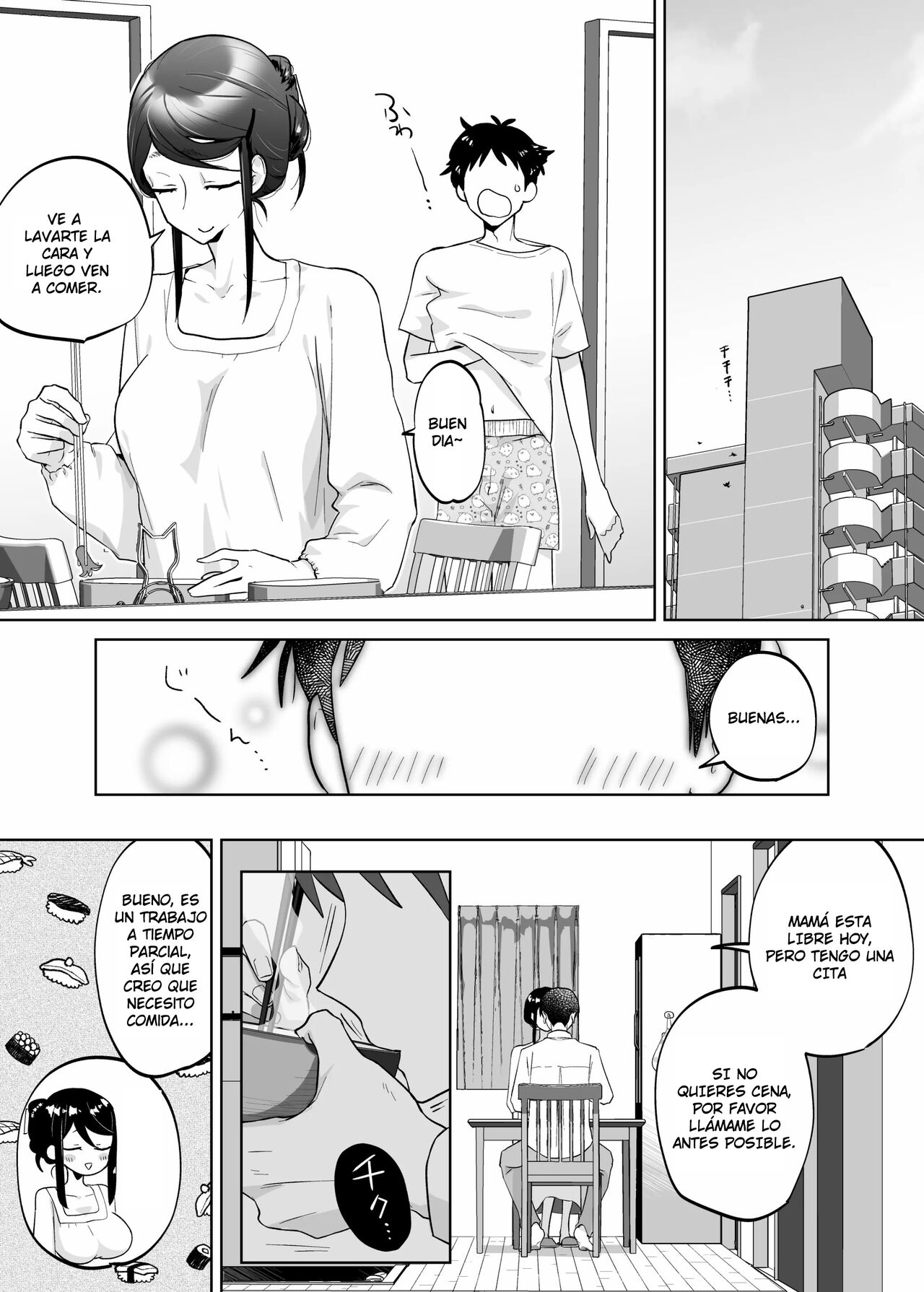 Kaa-san, Tsukiatte 1-2 | Madre, Sal Conmigo 1-2 page 8 full