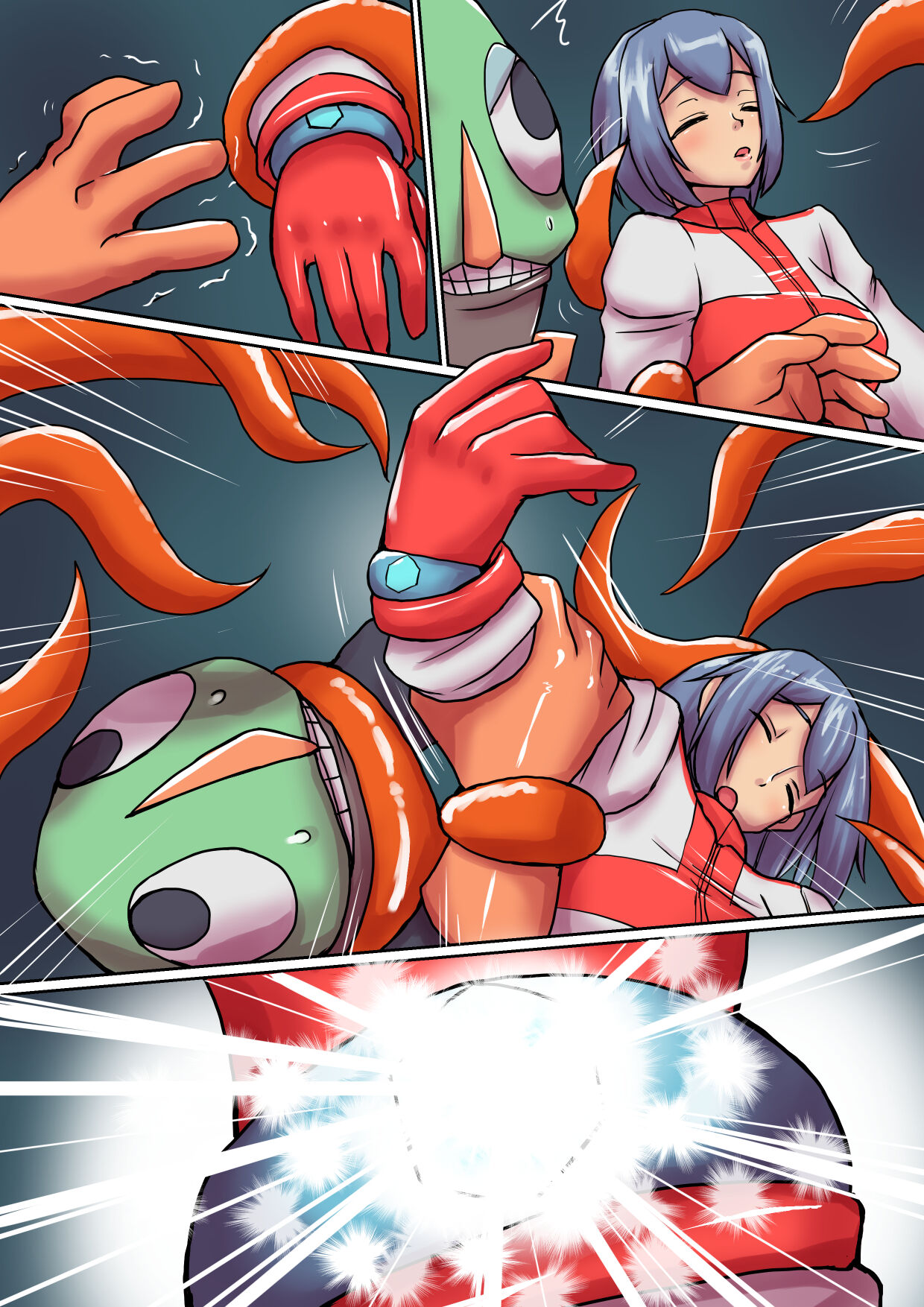 Tokusatsu Heroine Series - Rusty Comet Ch. 5 "Rusty Comet VS Rusty Comet" page 6 full