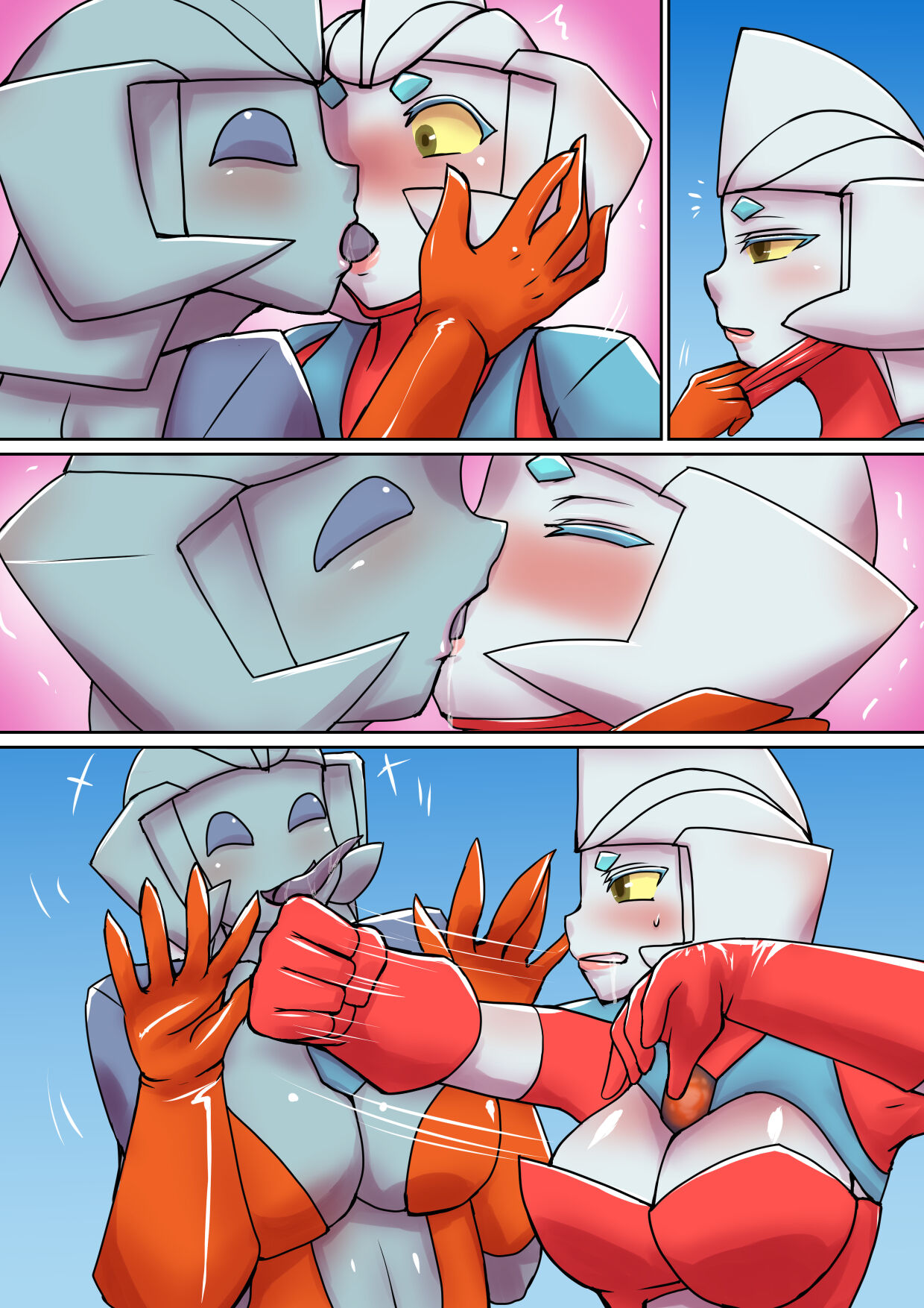 Tokusatsu Heroine Series - Rusty Comet Ch. 5 "Rusty Comet VS Rusty Comet" page 8 full