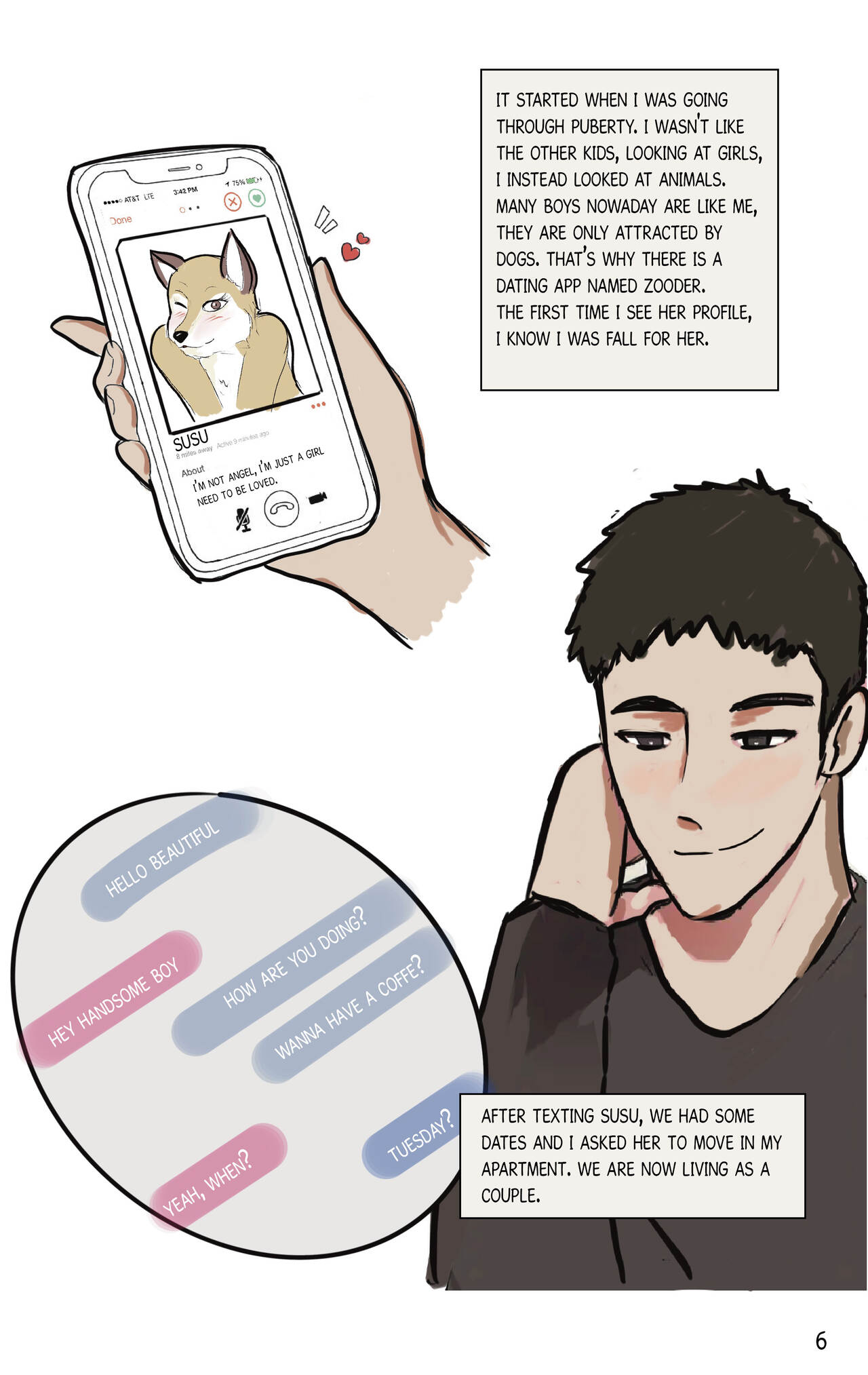 Susu & Her Human Boyfriend page 7 full