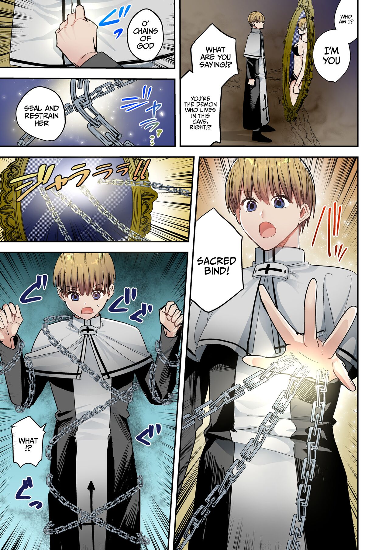 Kagami no Naka ni Utsuru no wa ~Inma ni Hanten shita Seishokusha~ | The One Reflected In The Mirror ~The Priest Who Gets Turned Into A Succubus~ page 4 full