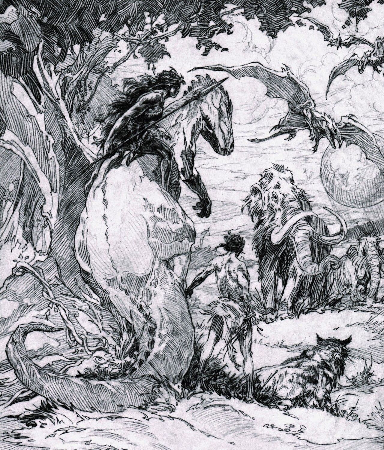 Roy Krenkel Fantasy Art page 7 full