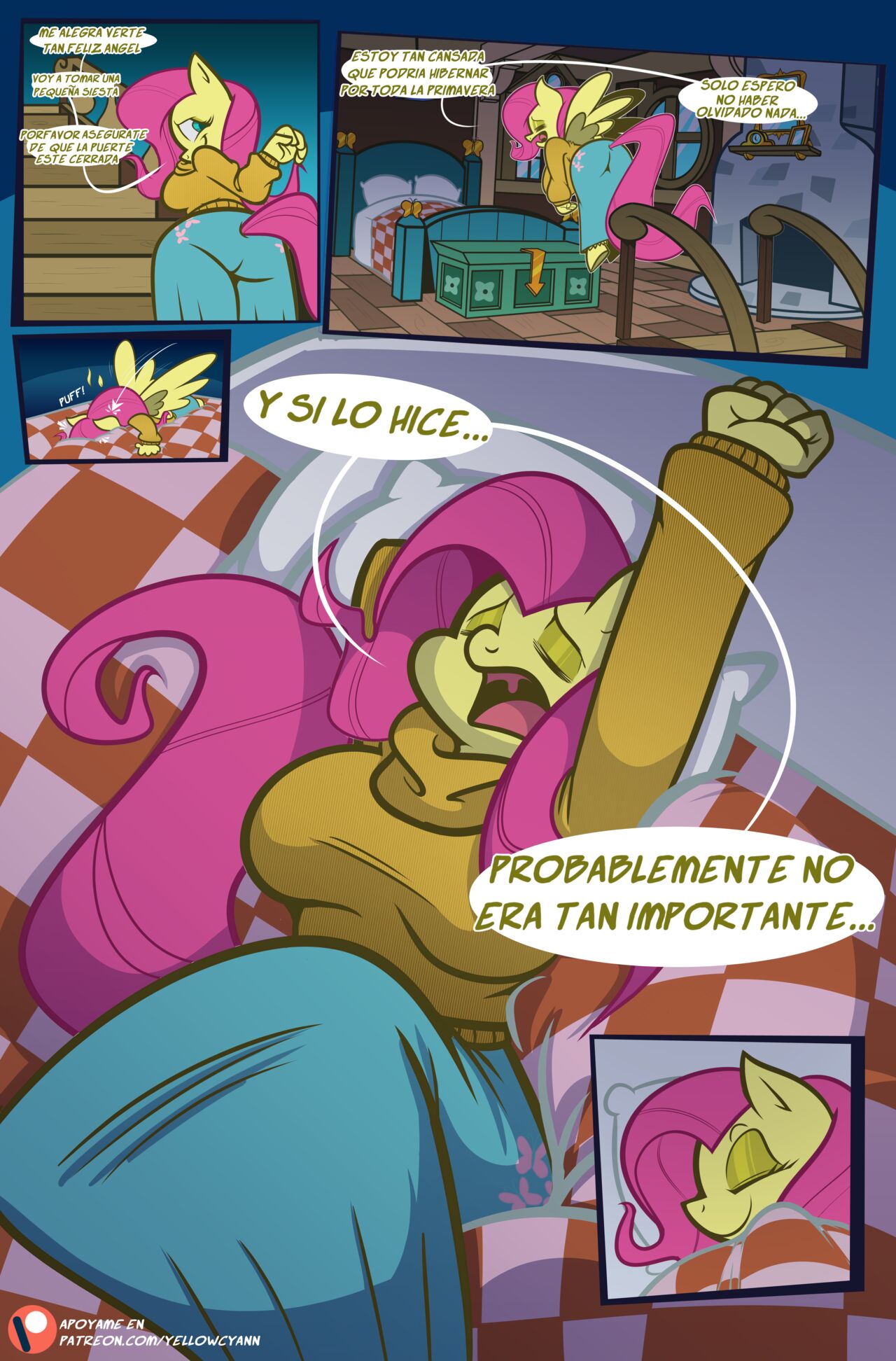 Fluttershy's Overtime  ESP page 3 full