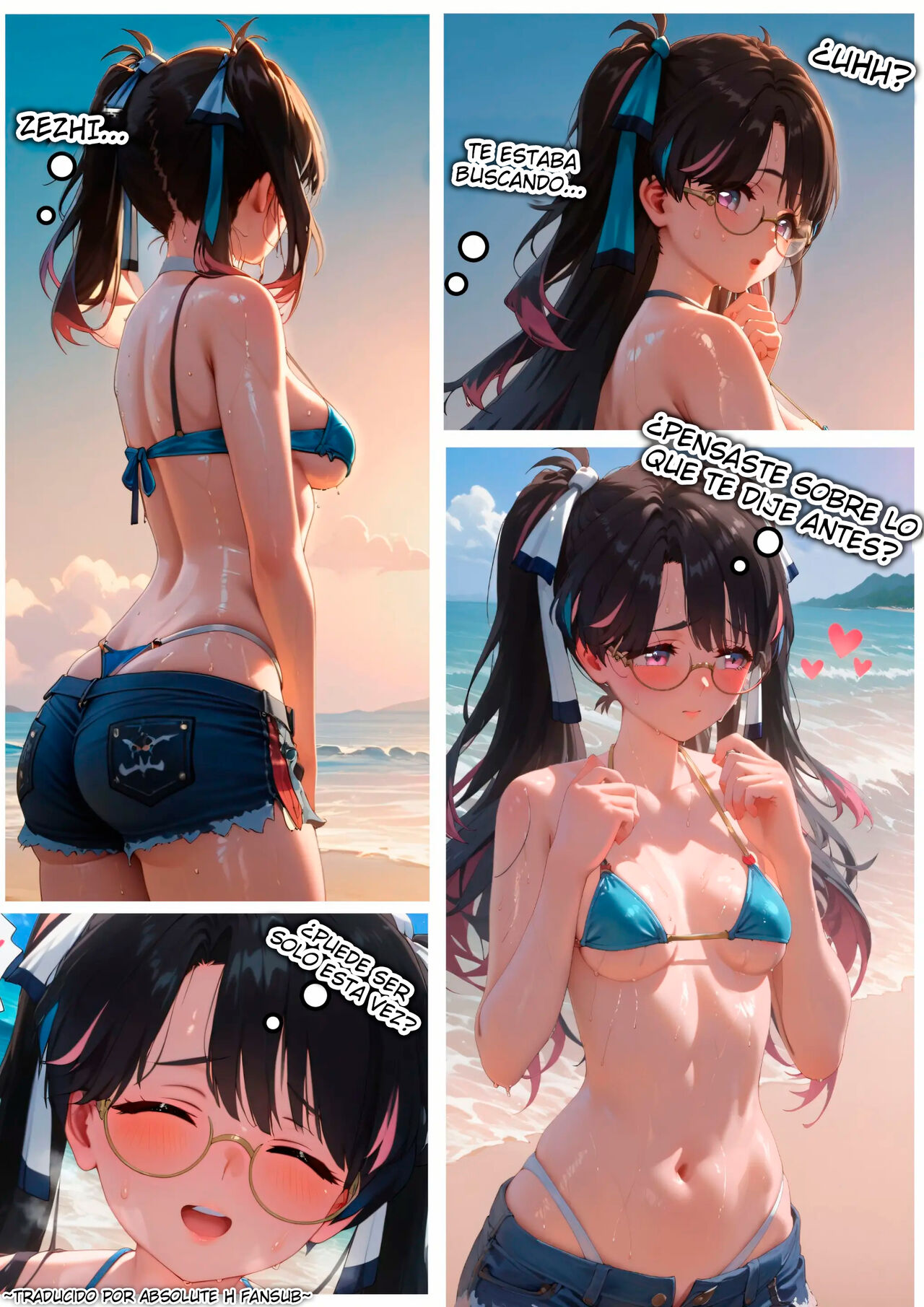 Día de Playa con Zezhi page 1 full