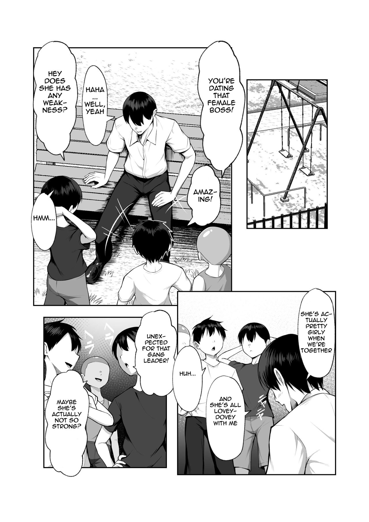 Saikyou no Onna Banchou ga Konna Erogaki-domo ni Makeru Wakenai! | The strongest female gang leader would never lose to perverted brats! page 4 full