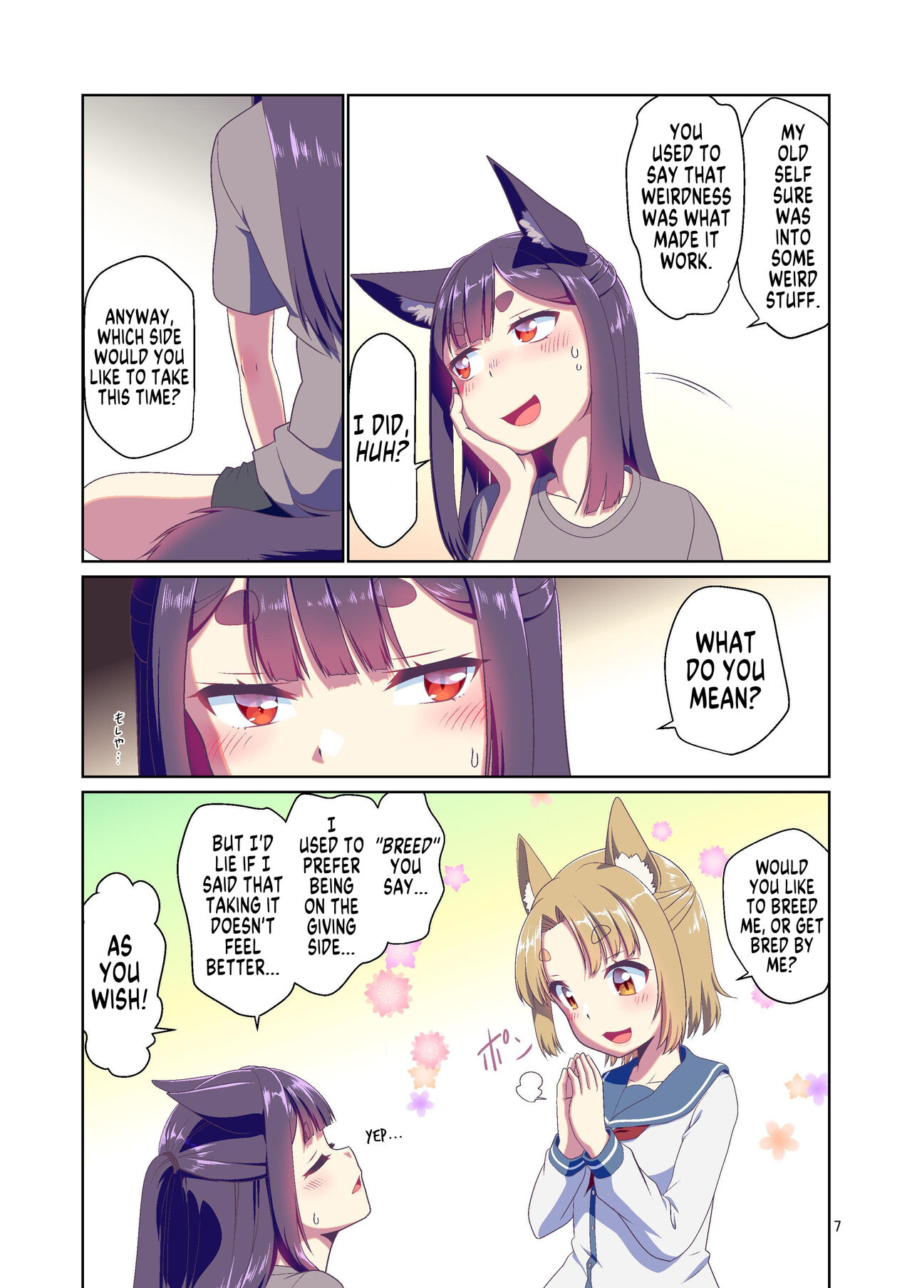 Me ga Sametara Kemomimi Shoujo ni Natteita Ohanashi 3 | How I Woke Up as a Girl With Animal Ears Pt.3 page 7 full