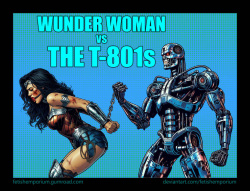 Wonder Woman vs Terminators