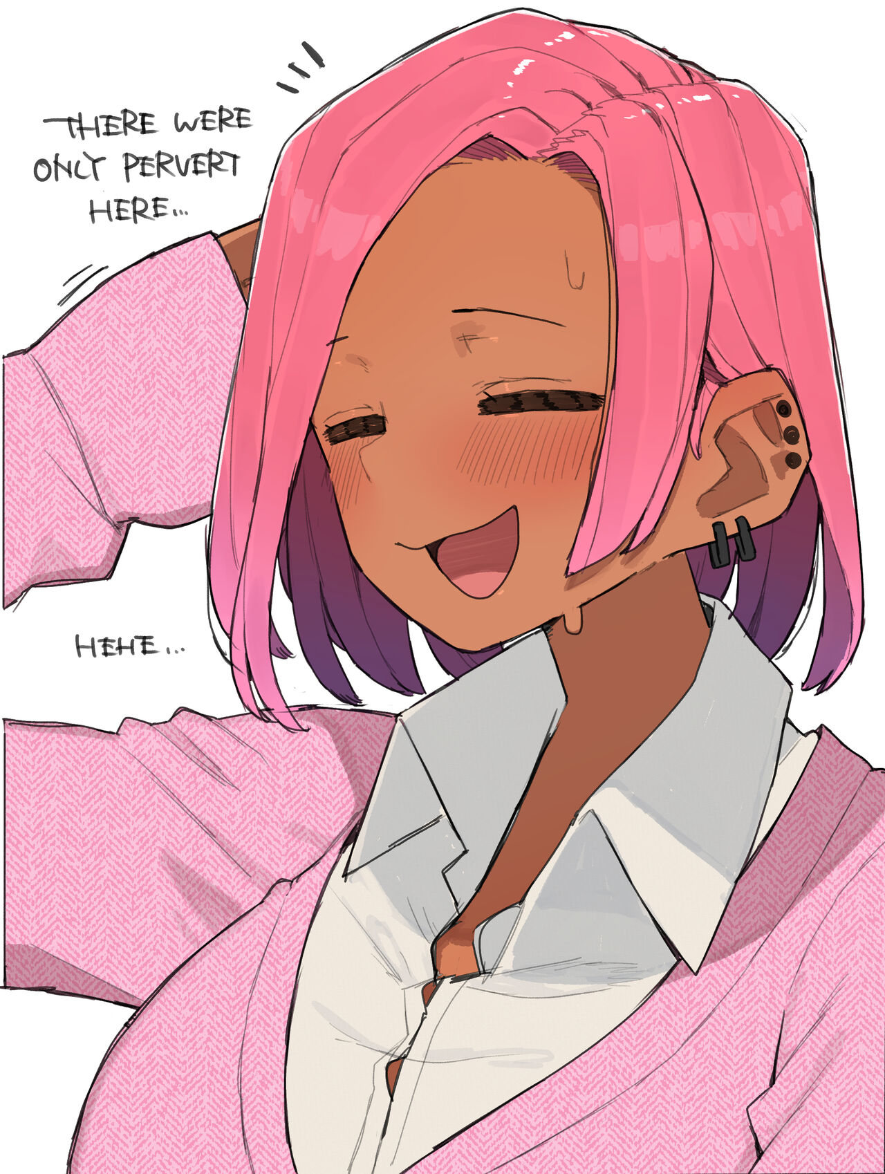 Plump Pink Hair Girl's Book page 4 full