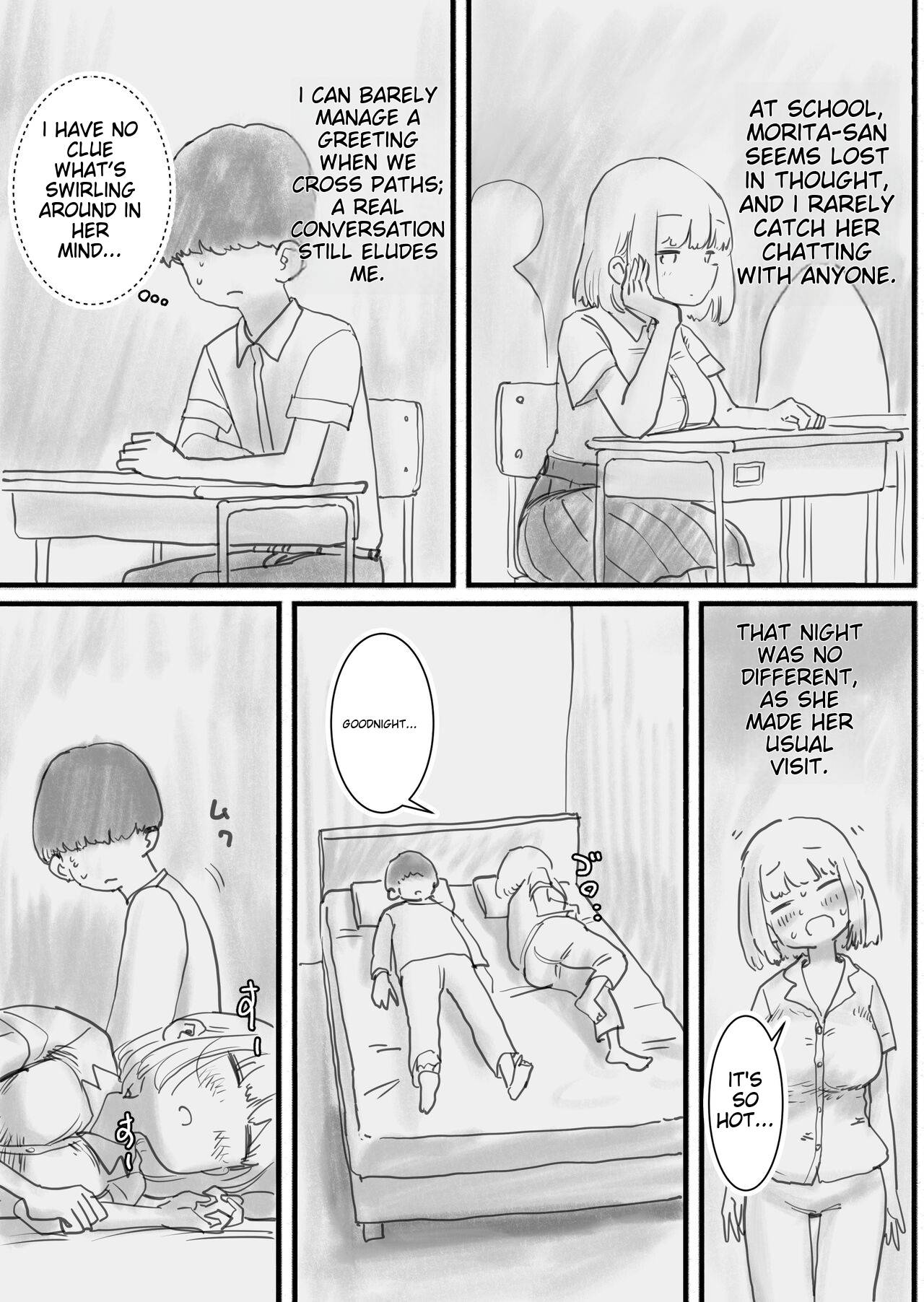 Neteru aida Karada wo Jiyuu ni Tsukawasetekureru Kurasumeito no Morita-san page 8 full