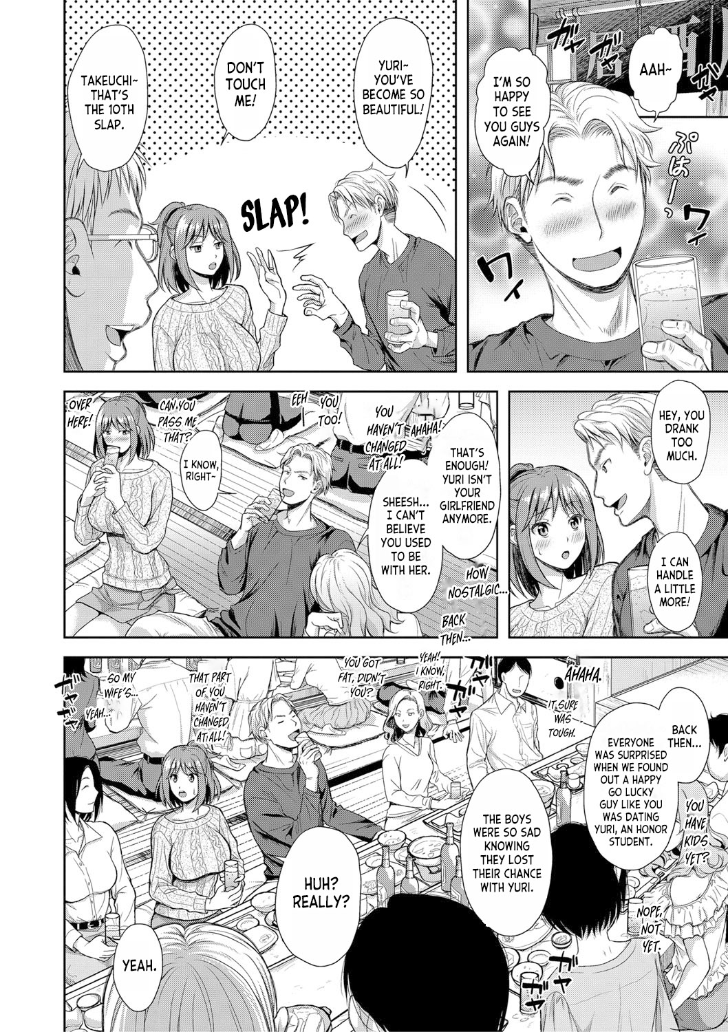 Tsuma o Dousoukai ni Ikasetara - After my wife went to a reunion... ch.1 page 9 full