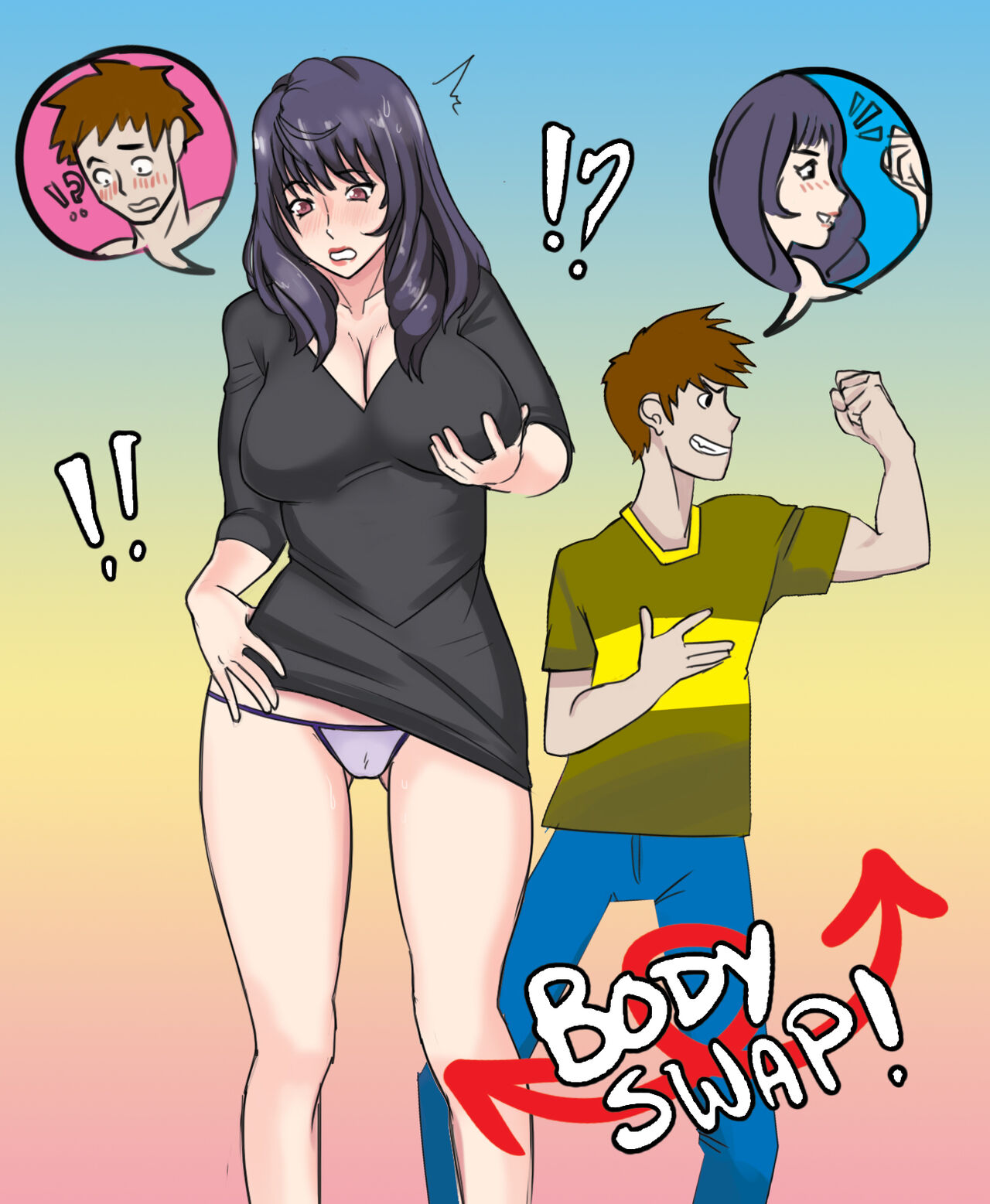 Help! My GF's Mom Stole My Body page 1 full