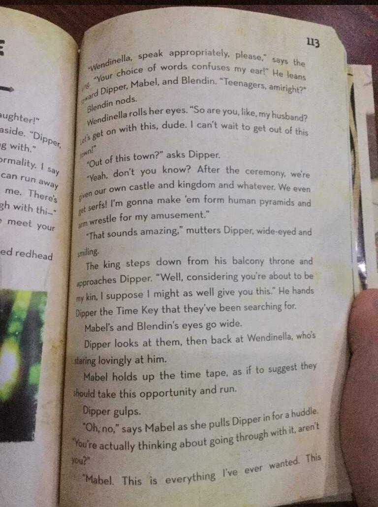 Gravity Falls CYOA Book: Dipper Marries Wendy page 2 full