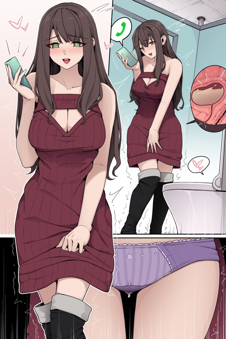Girl pees while on the phone page 5 full