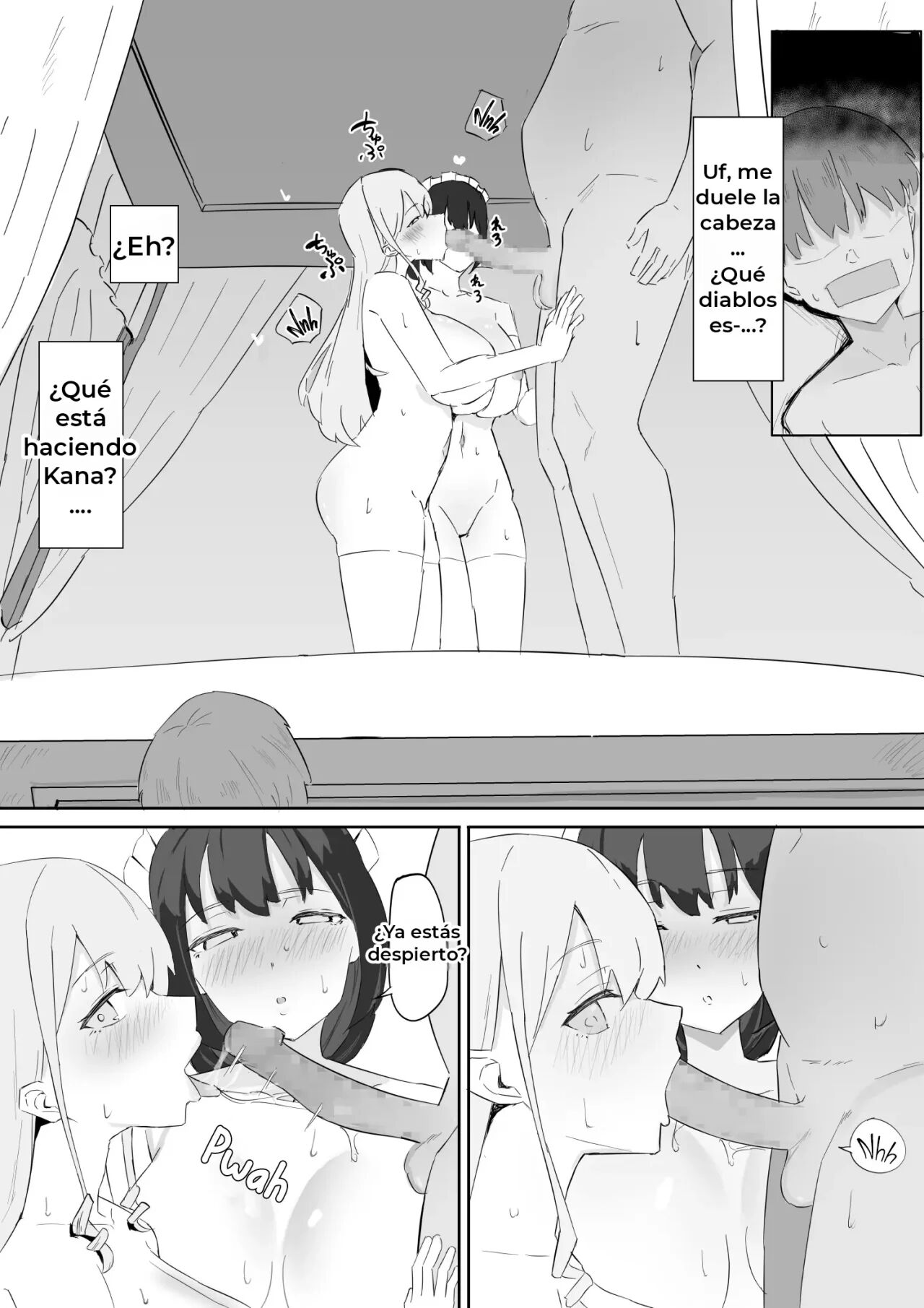 Ojou-sama to Maid o Iinazuke ni Torarete Okobore Ecchi suru Hanashi | La Historia sobre una Joven y su Sirvienta page 9 full