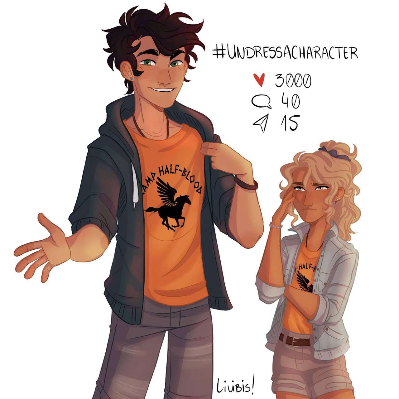Percy Jackson strip game page 1 full