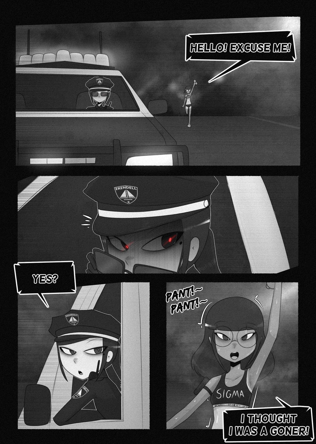 Exhausted jogger gets captured by succubus in disguise page 3 full