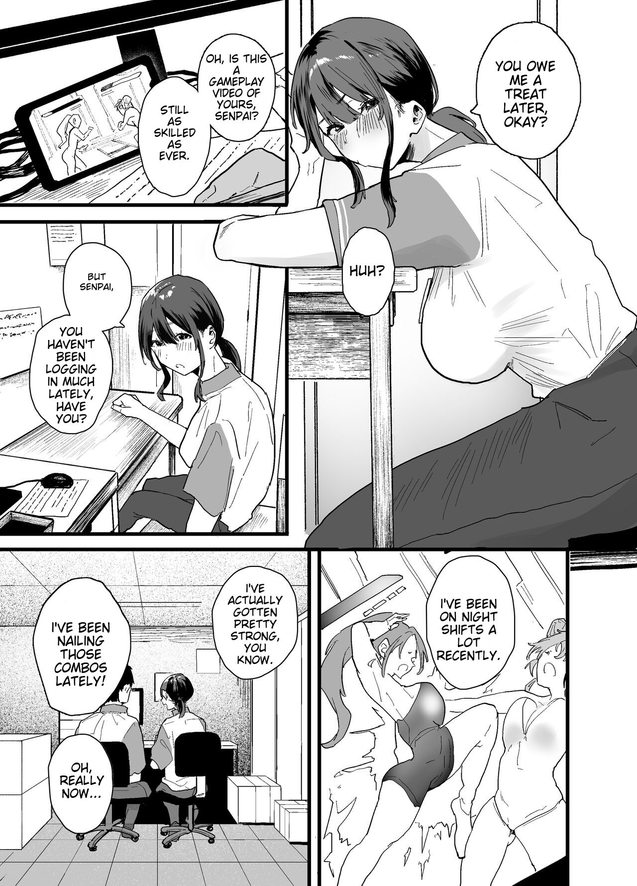 My part-time coworker ran away from home and came to work here, but she was too sexy... page 7 full