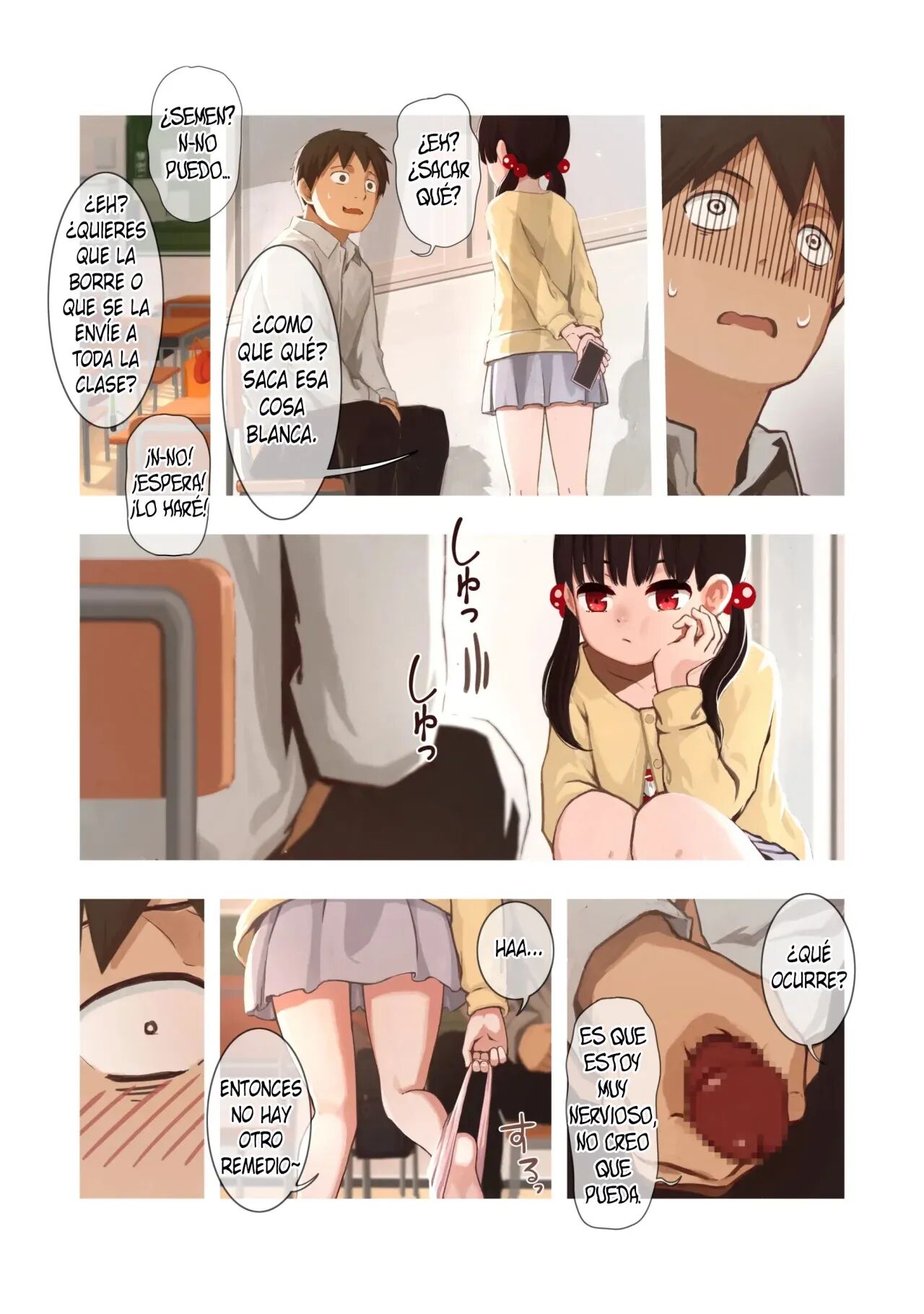 Mesugaki no Oshiego ni Okasareta | Violado por la Malcriada de mi Estudiante page 7 full