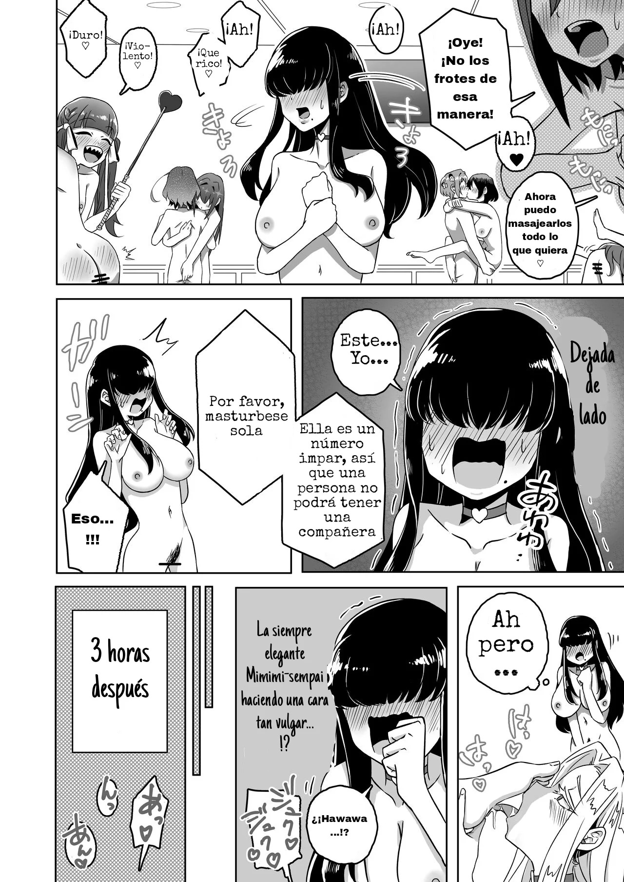 Rentarou Family Les Sex Taikai | La familia Rentarou en un Torneo de Sexo Lésbico Tournament page 6 full